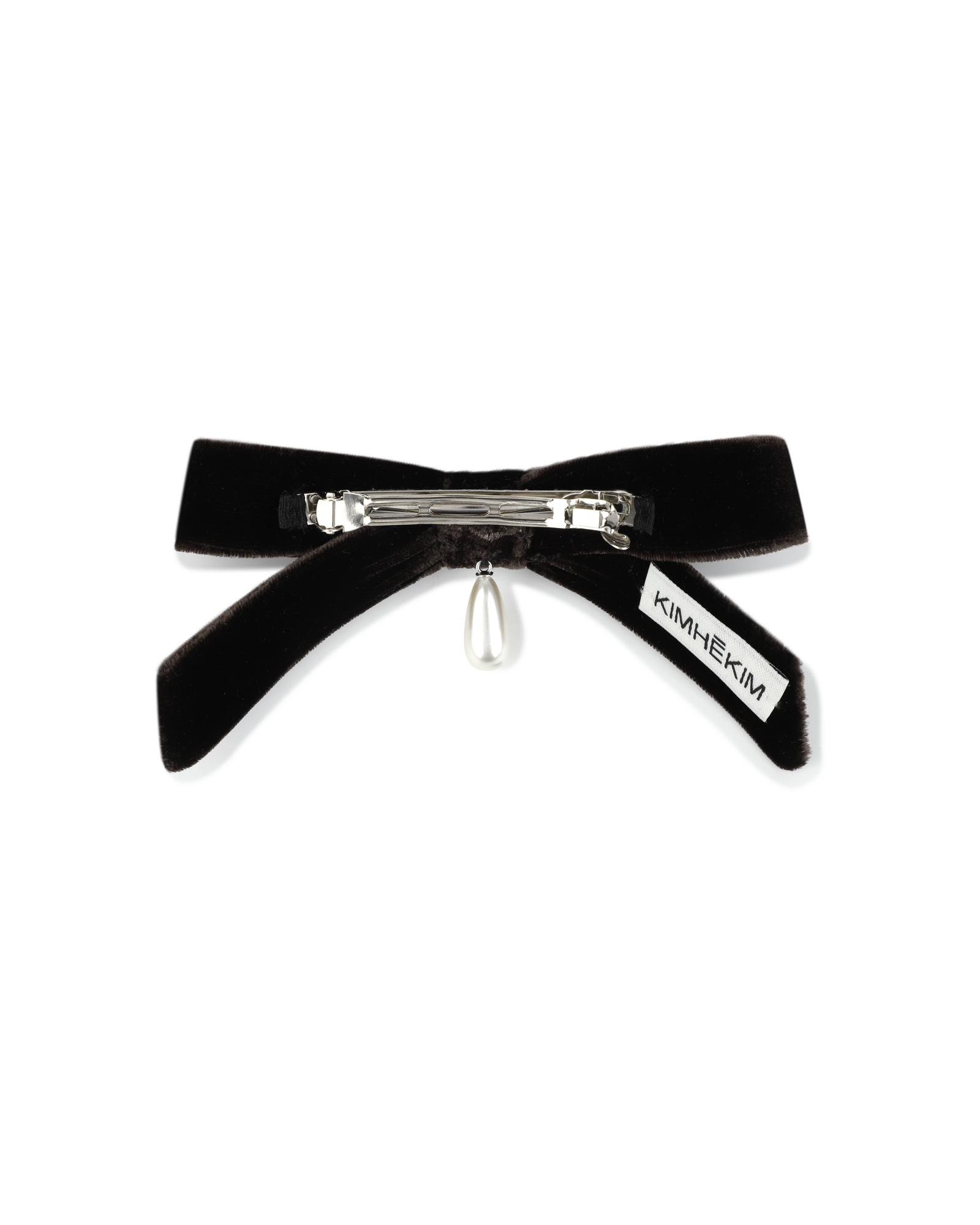 Kimhe Kim - Pearl Ribbon Hair Pin (Brown) product image 3 | TRAB K-Fashion Australia