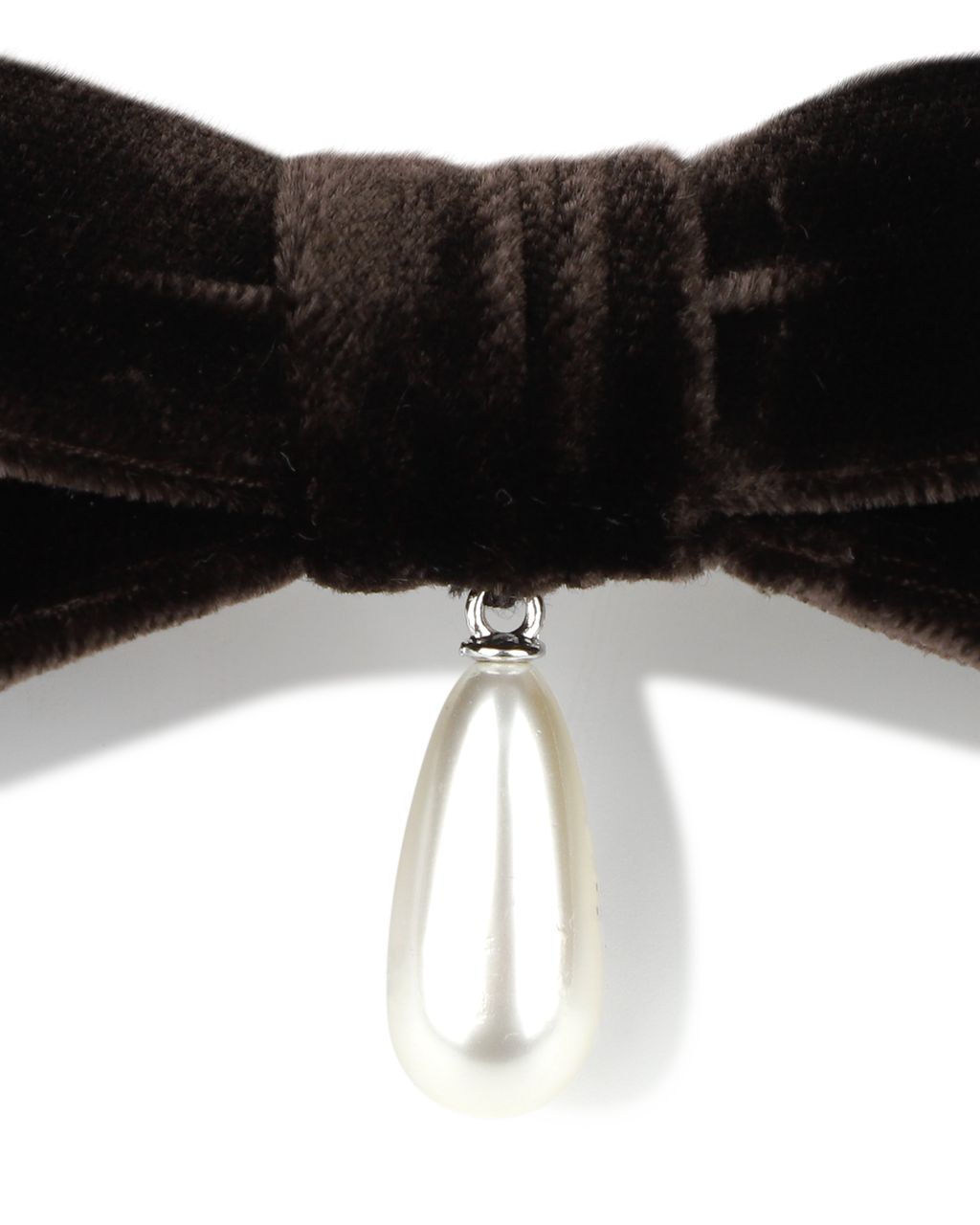 Kimhe Kim - Pearl Ribbon Hair Pin (Brown) product image 2 | TRAB K-Fashion Australia