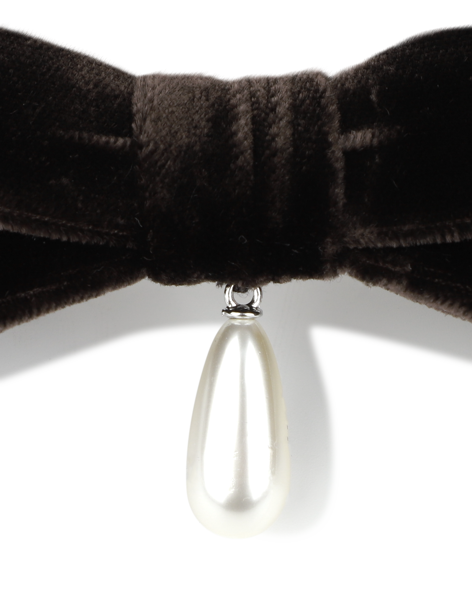 Kimhe Kim - Pearl Ribbon Hair Pin (Brown) product image 2 | TRAB K-Fashion Australia