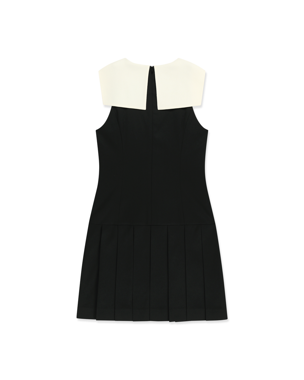 Kimhe Kim - Malevich Sailor Collar Pleated Sleeveless Dress (Black/Ivory) product image 7 | TRAB K-Fashion Australia