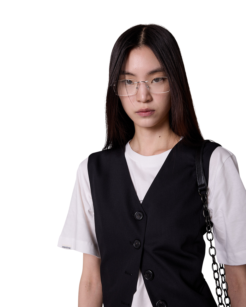 Kimhe Kim - Frameless Glasses (Silver) product image 8 | TRAB K-Fashion Australia