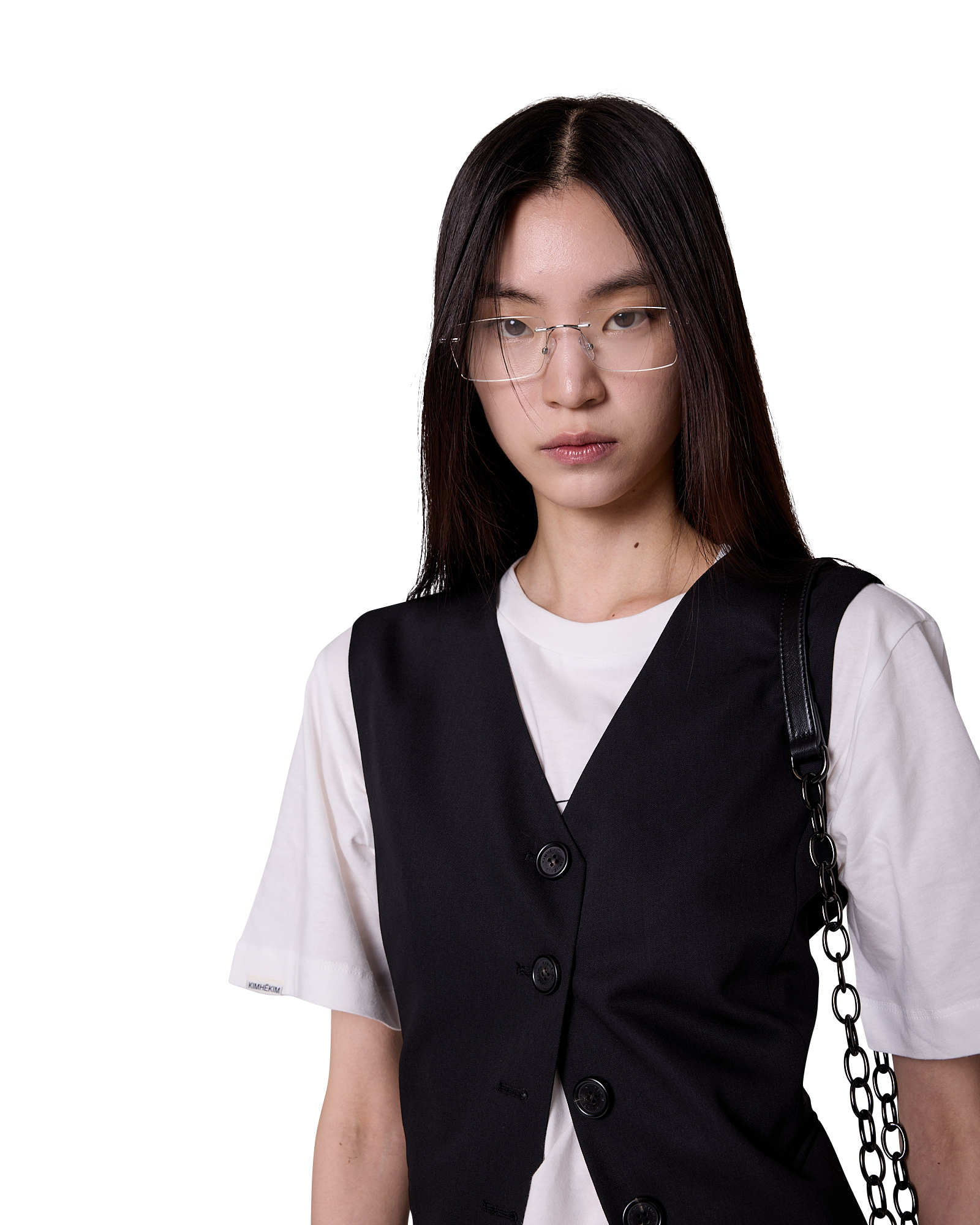 Kimhe Kim - Frameless Glasses (Silver) product image 8 | TRAB K-Fashion Australia