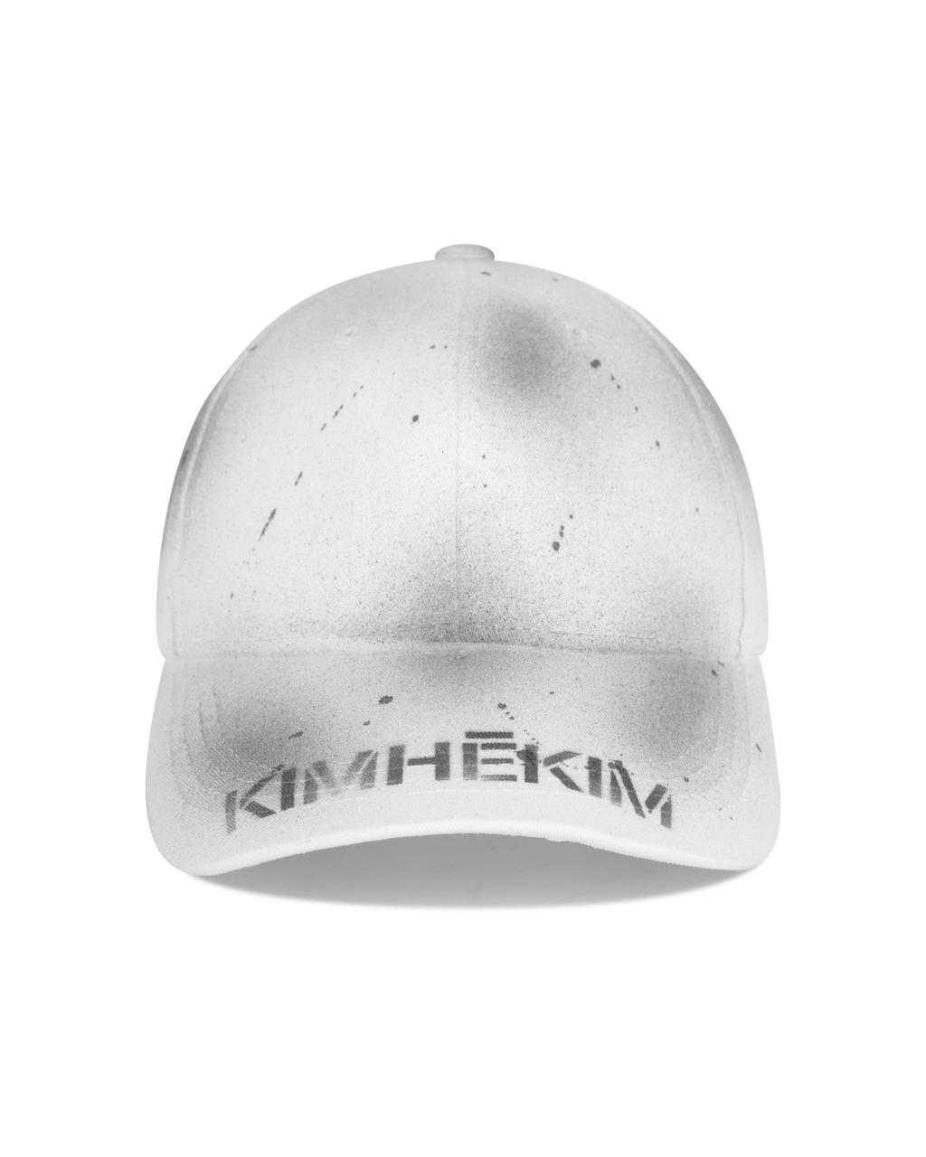 Kimhe Kim - Spray Dyed Cap (White/Charcoal) product image 1 | TRAB K-Fashion Australia