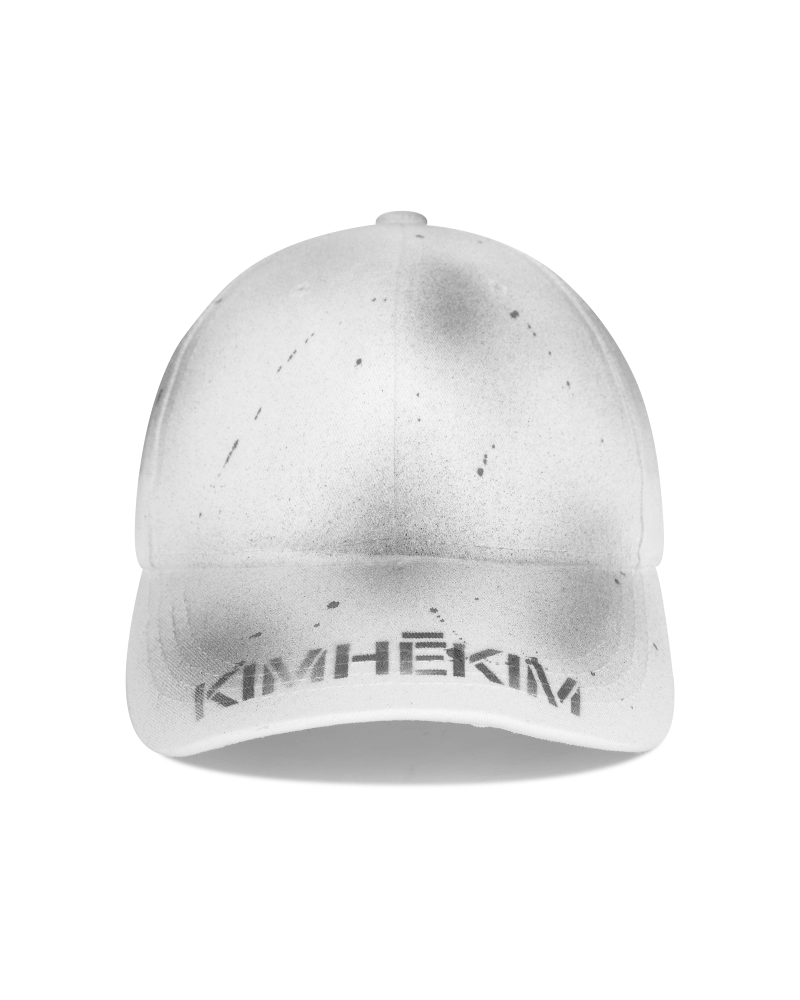 Kimhe Kim - Spray Dyed Cap (White/Charcoal) product image 1 | TRAB K-Fashion Australia