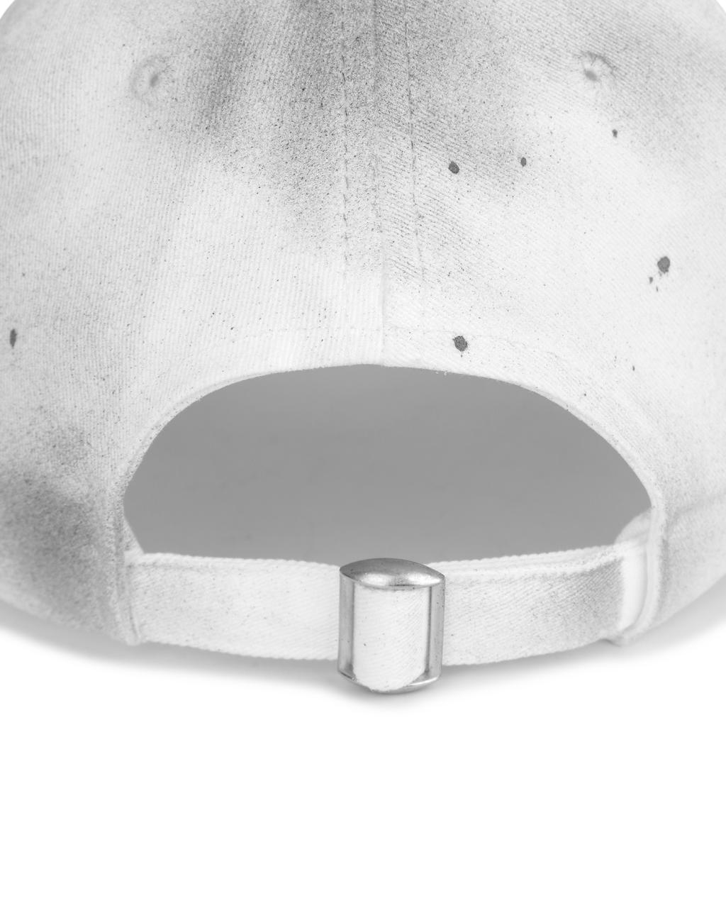 Kimhe Kim - Spray Dyed Cap (White/Charcoal) product image 5 | TRAB K-Fashion Australia