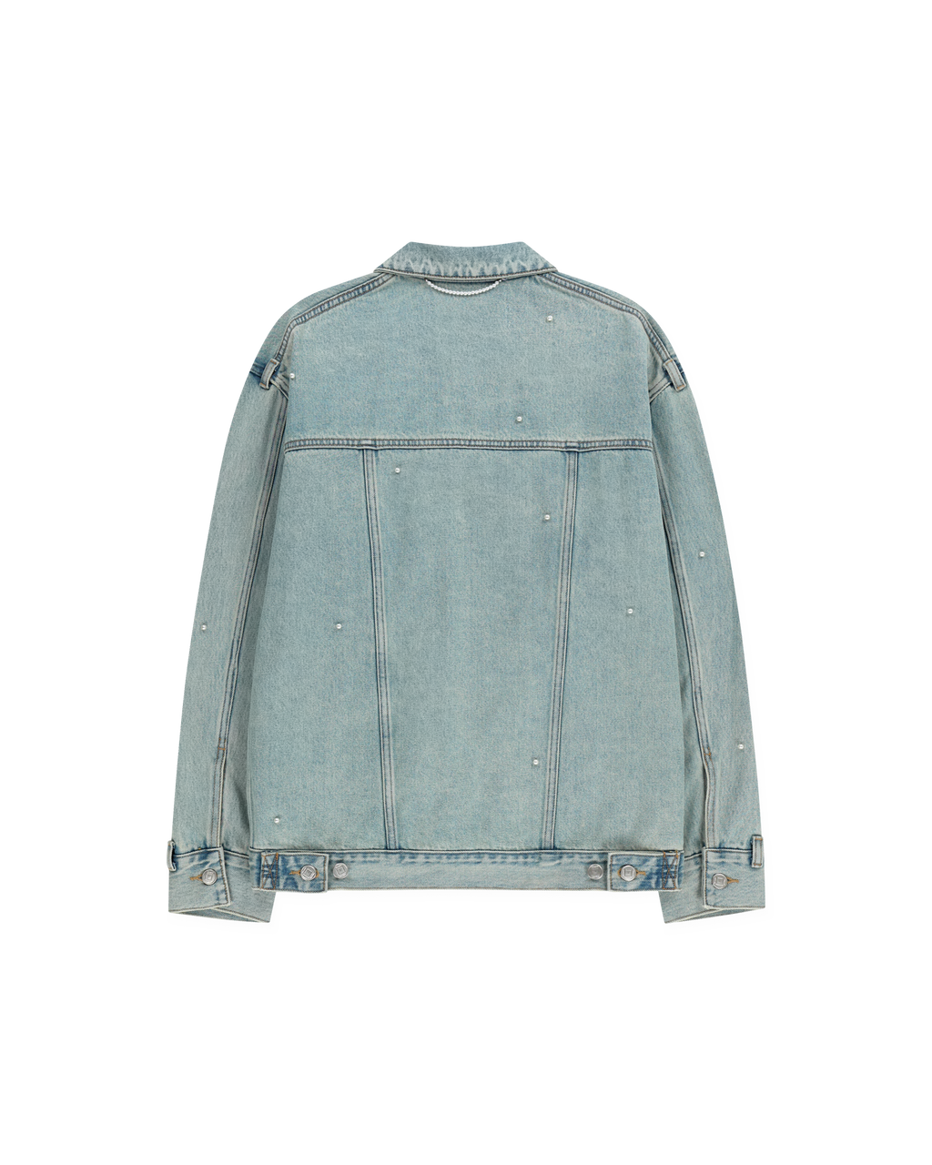 Kimhe Kim - Pearl Embellished Denim Jacket (Sky Blue) product image 13 | TRAB K-Fashion Australia
