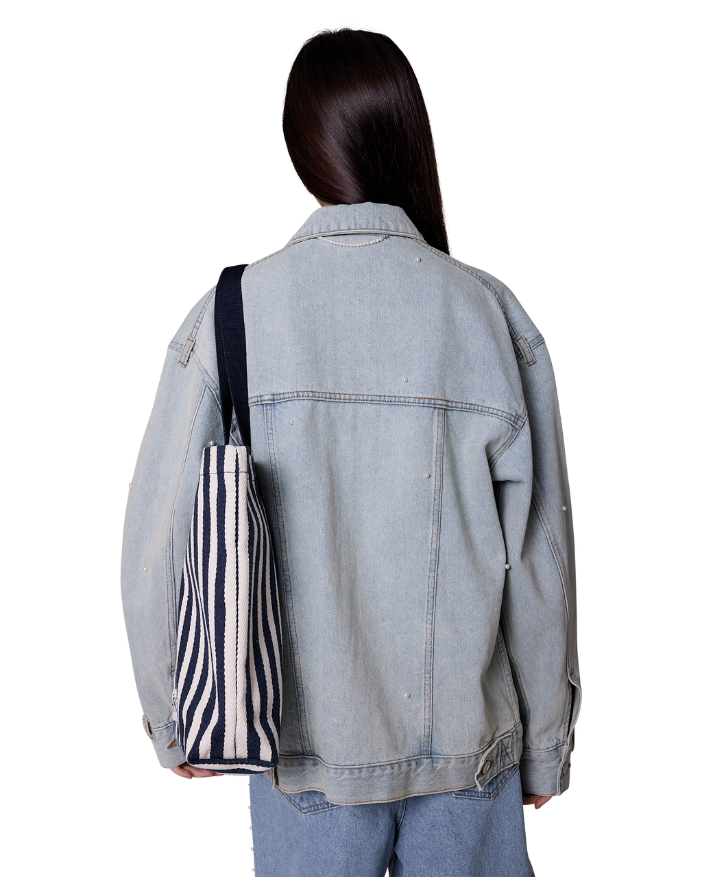 Kimhe Kim - Pearl Embellished Denim Jacket (Sky Blue) product image 9 | TRAB K-Fashion Australia