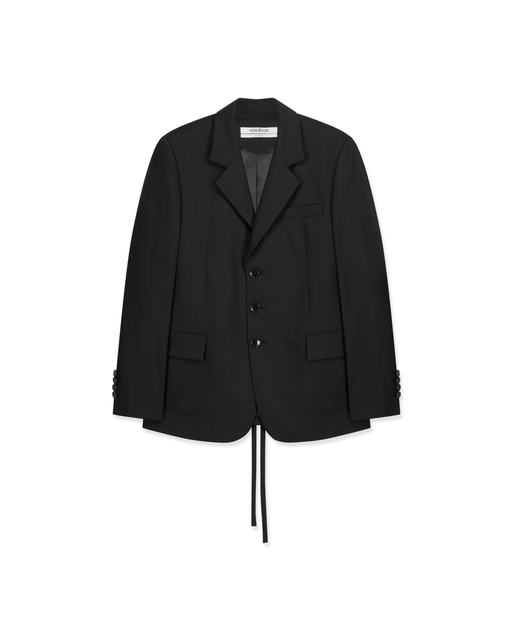 Kimhe Kim - Ella String Tailoring Jacket (Black) product image 1 | TRAB K-Fashion Australia
