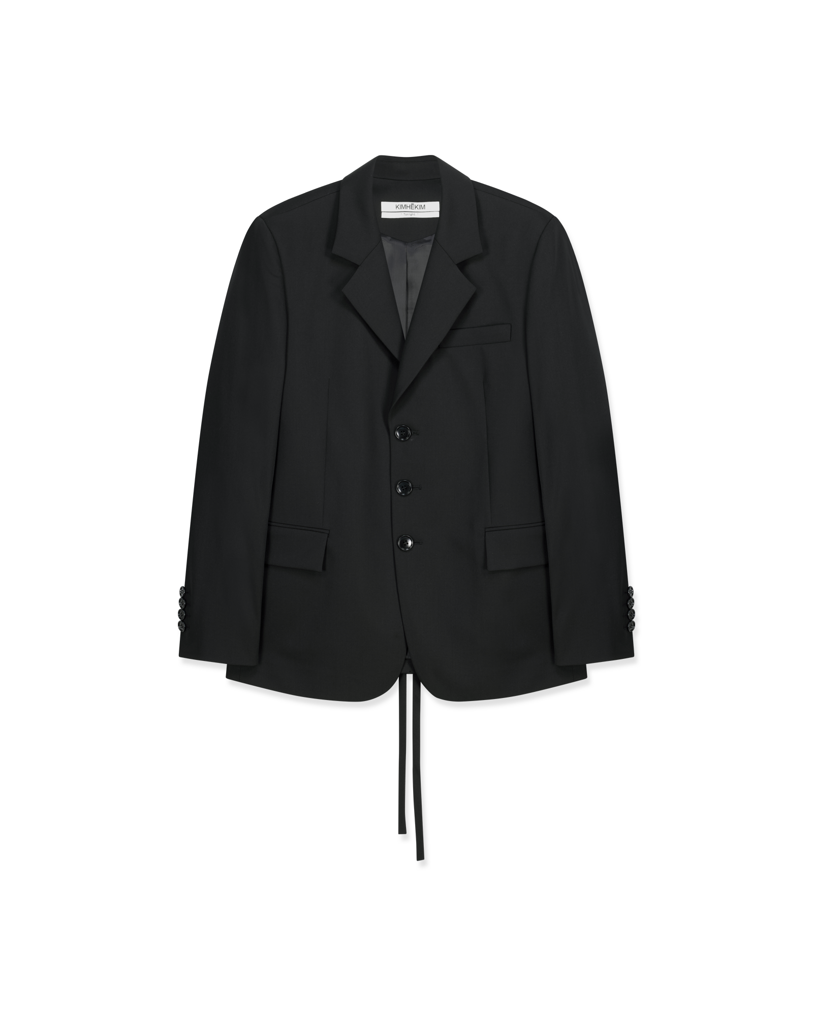 Kimhe Kim - Ella String Tailoring Jacket (Black) product image 1 | TRAB K-Fashion Australia