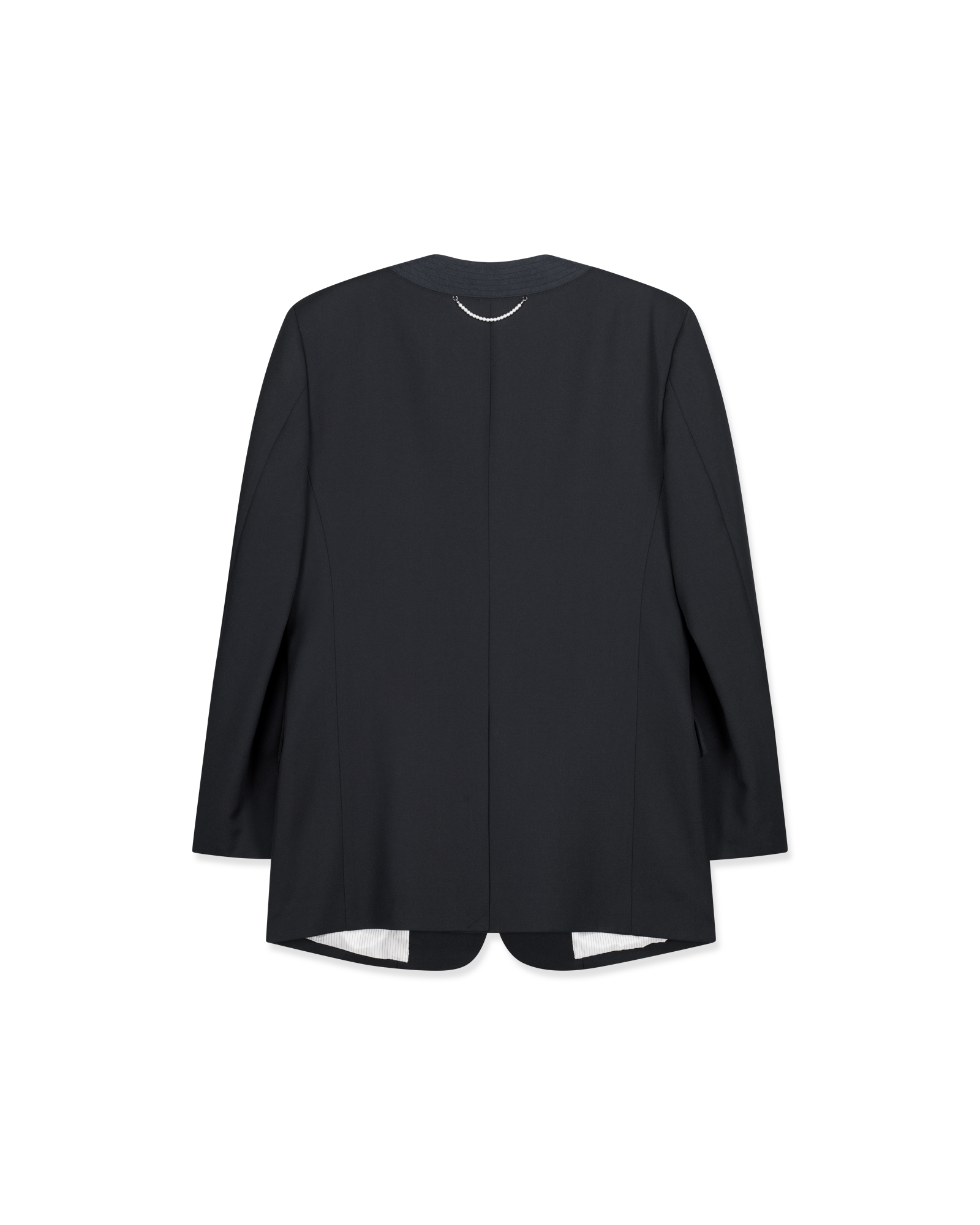 Kimhe Kim - Victor Collarless Jacket (Navy) product image 9 | TRAB K-Fashion Australia