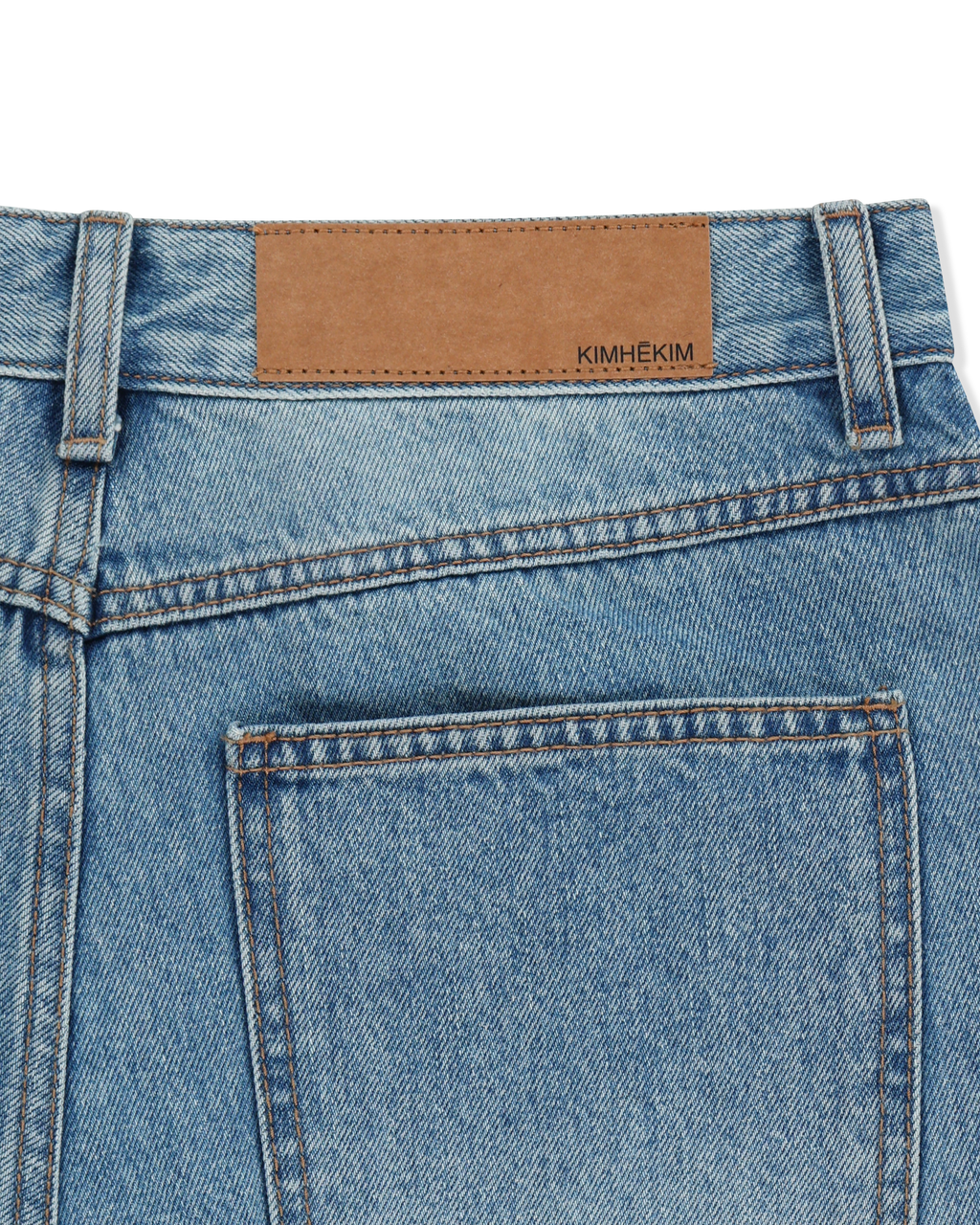 Kimhe Kim - Pearl Embellished Denim Shorts (Sky Blue) product image 10 | TRAB K-Fashion Australia