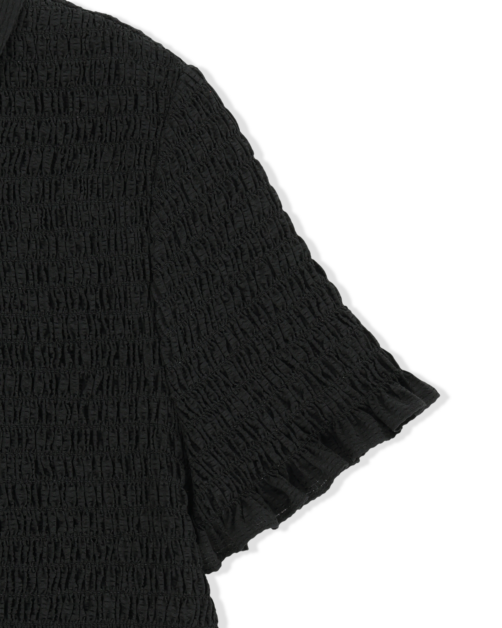 Kimhe Kim - Lena Cropped Shirt (Black) product image 4 | TRAB K-Fashion Australia