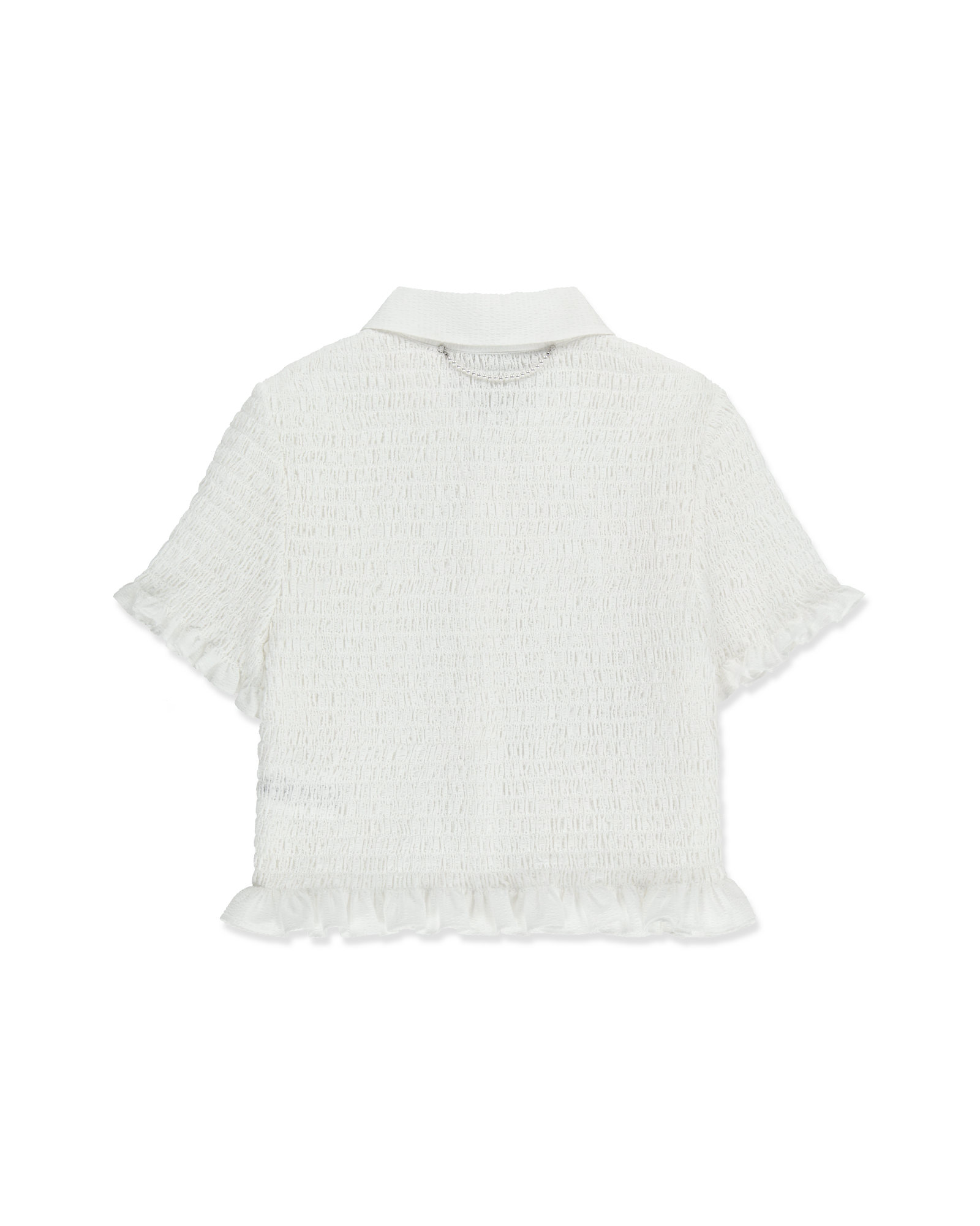 Kimhe Kim - Lena Cropped Shirt (Ivory) product image 2 | TRAB K-Fashion Australia