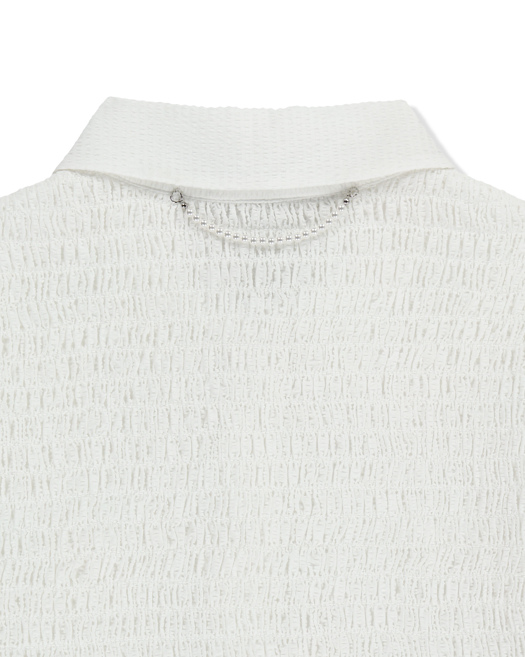 Kimhe Kim - Lena Cropped Shirt (Ivory) product image 3 | TRAB K-Fashion Australia