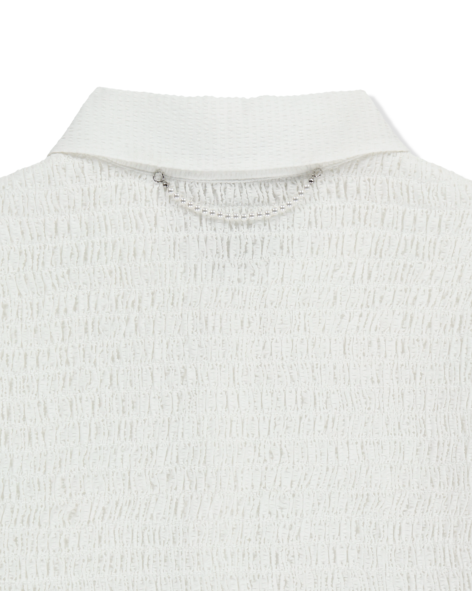 Kimhe Kim - Lena Cropped Shirt (Ivory) product image 3 | TRAB K-Fashion Australia