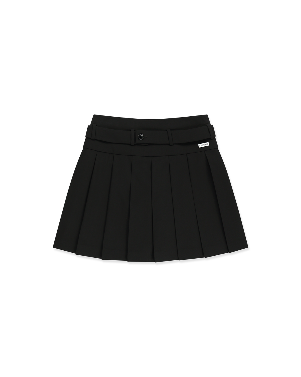 Kimhe Kim - Wool-Blend Belted Skirt (Black) product image 1 | TRAB K-Fashion Australia