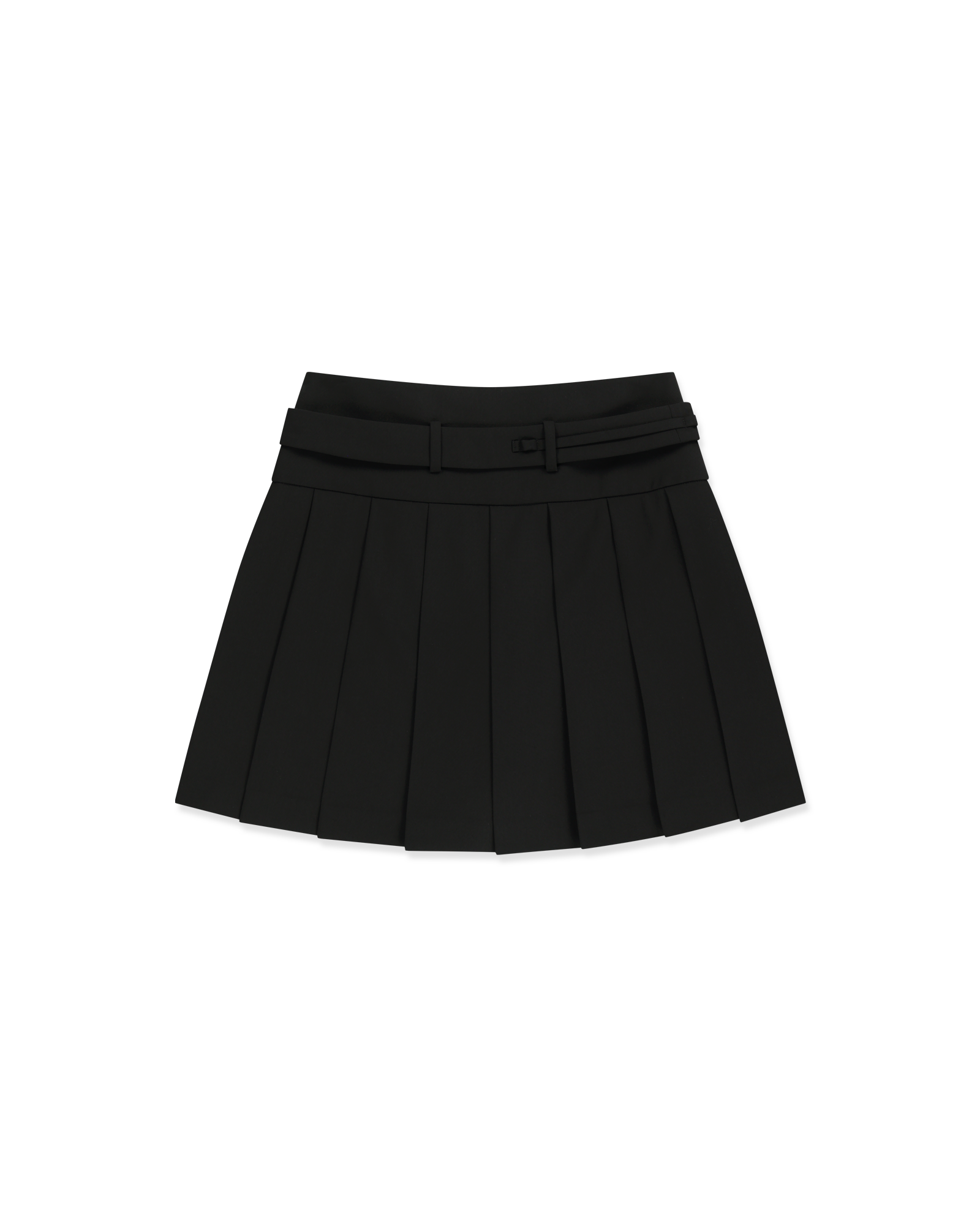 Kimhe Kim - Wool-Blend Belted Skirt (Black) product image 10 | TRAB K-Fashion Australia