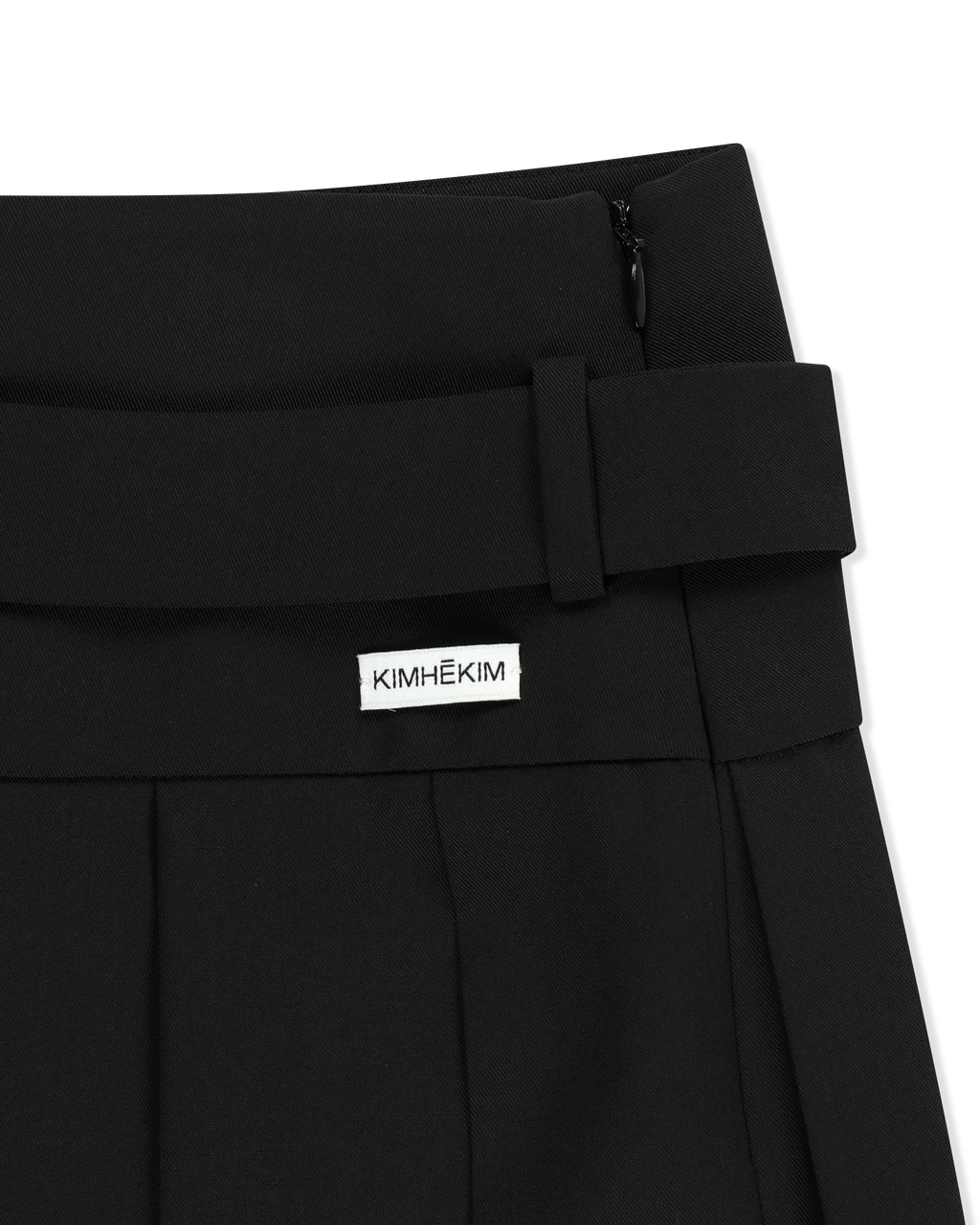 Kimhe Kim - Wool-Blend Belted Skirt (Black) product image 13 | TRAB K-Fashion Australia