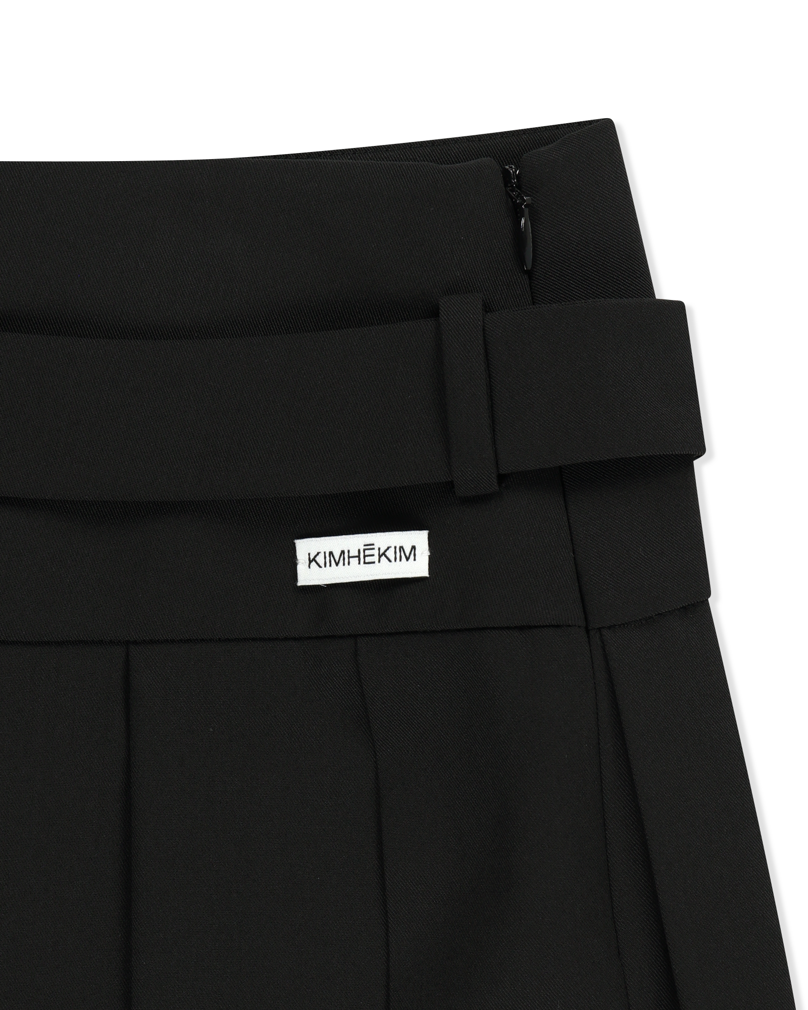 Kimhe Kim - Wool-Blend Belted Skirt (Black) product image 13 | TRAB K-Fashion Australia