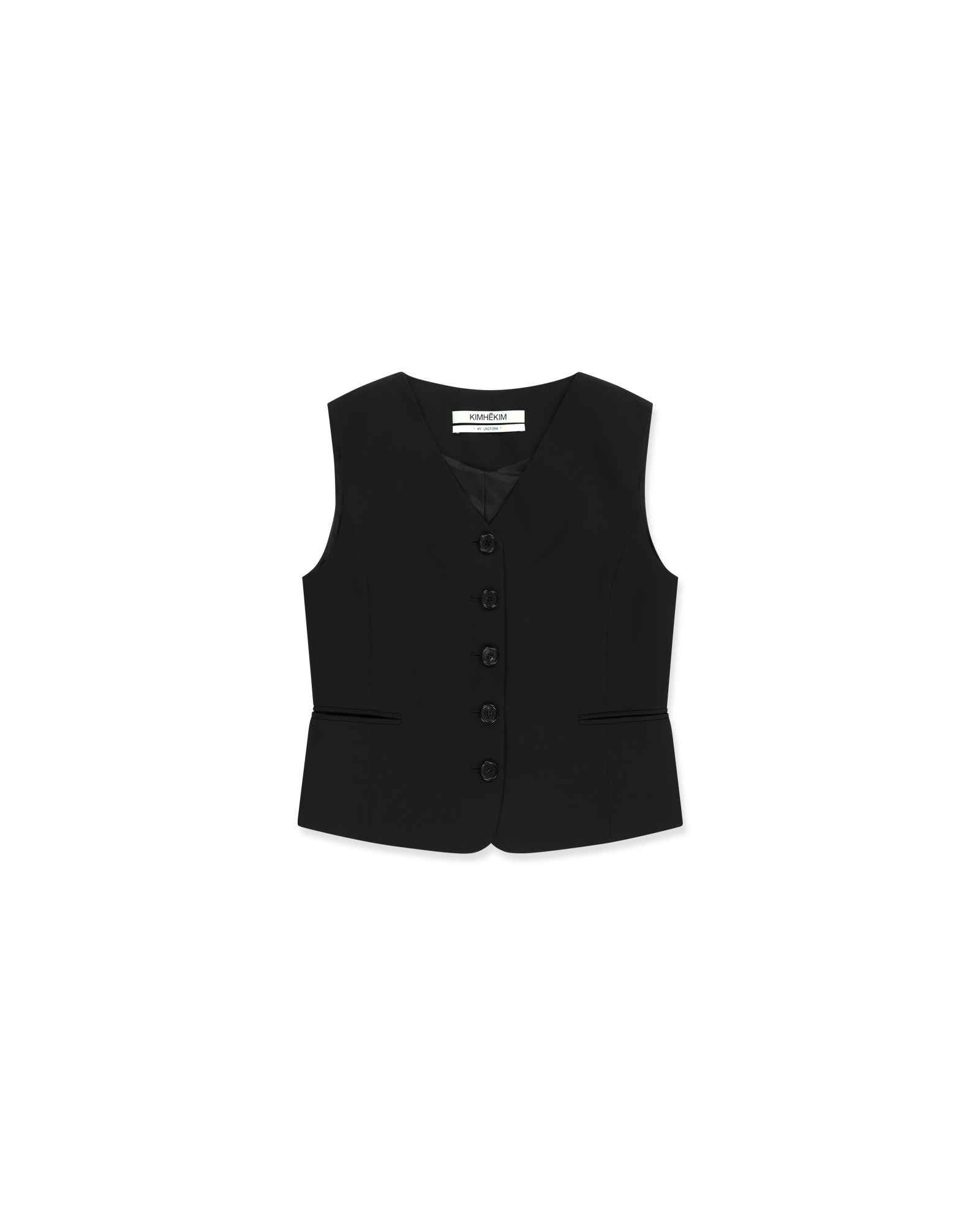 Kimhe Kim - Ella Vest (Black) product image 1 | TRAB K-Fashion Australia