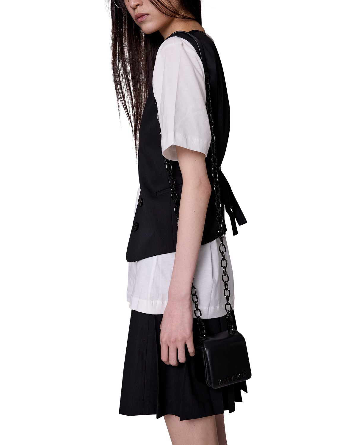 Kimhe Kim - Ella Vest (Black) product image 2 | TRAB K-Fashion Australia