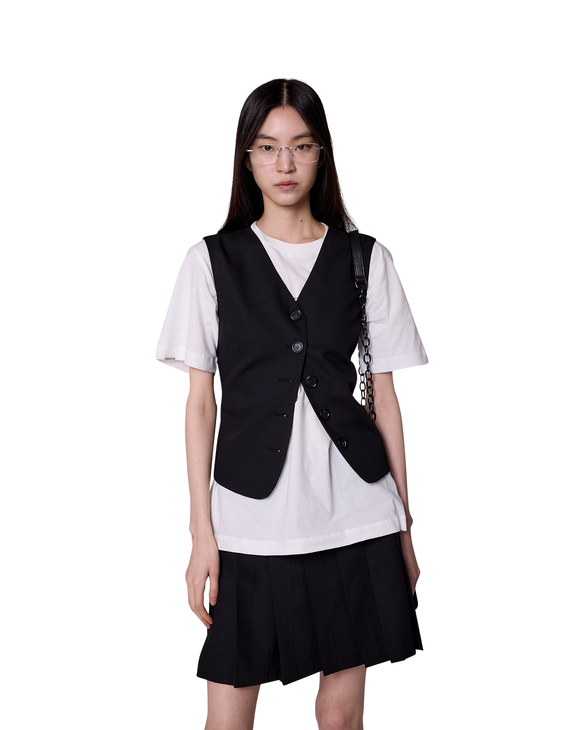 Kimhe Kim - Ella Vest (Black) product image 1 | TRAB K-Fashion Australia