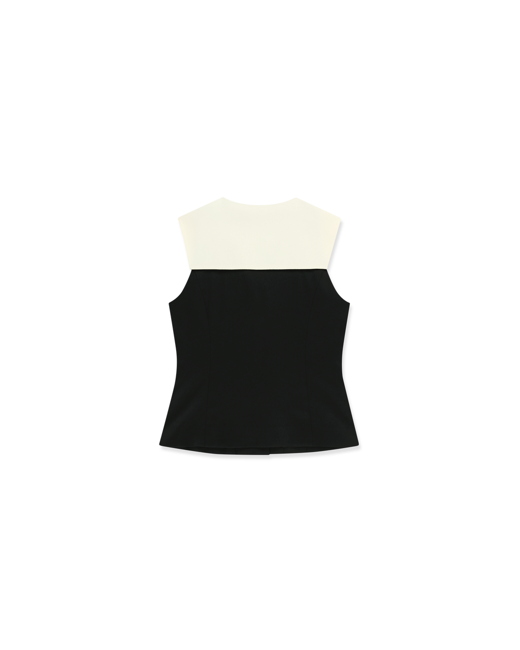 Kimhe Kim - Malevich Sailor Collar Vest (Black/Ivory) product image 8 | TRAB K-Fashion Australia