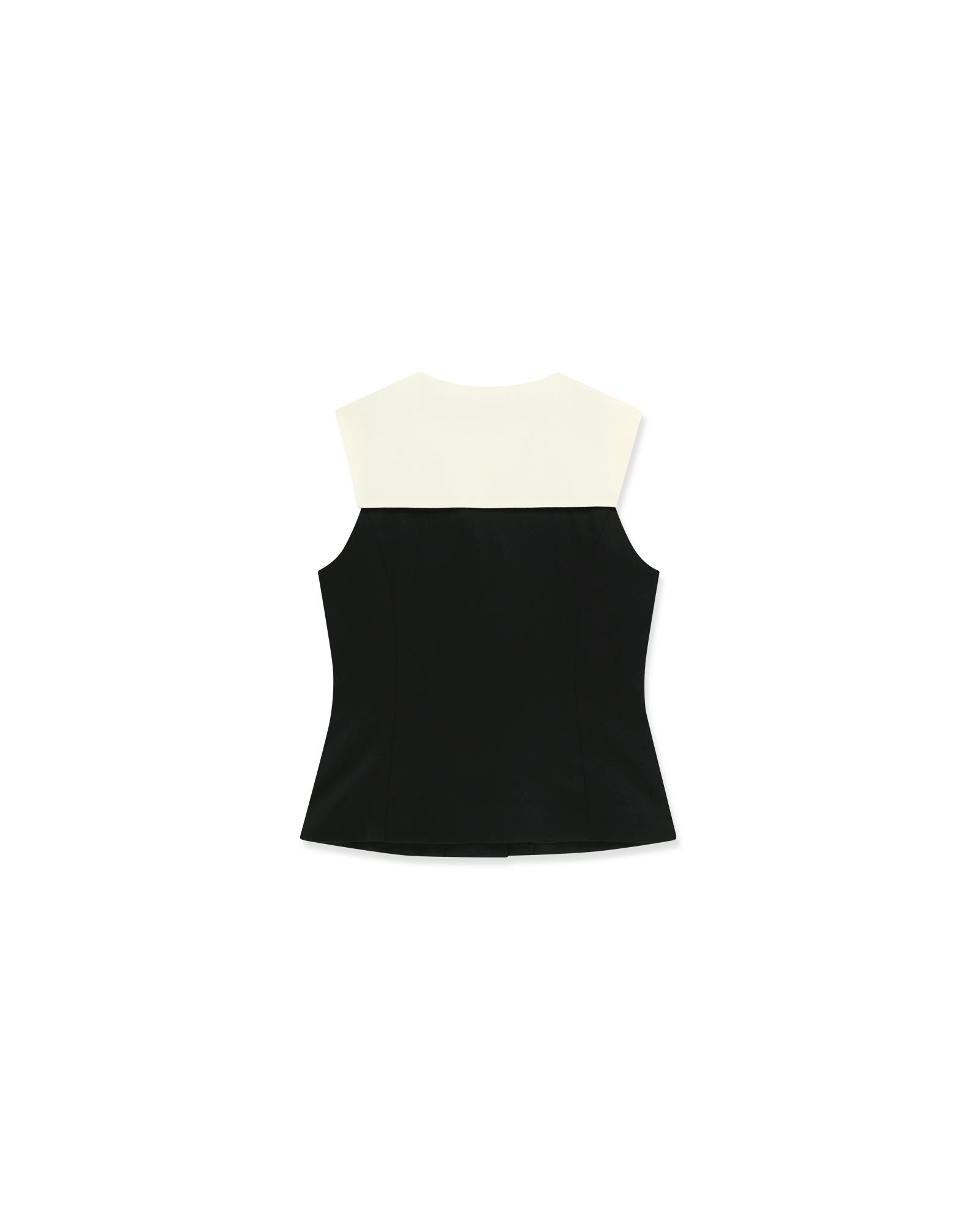 Kimhe Kim - Malevich Sailor Collar Vest (Black/Ivory) product image 8 | TRAB K-Fashion Australia