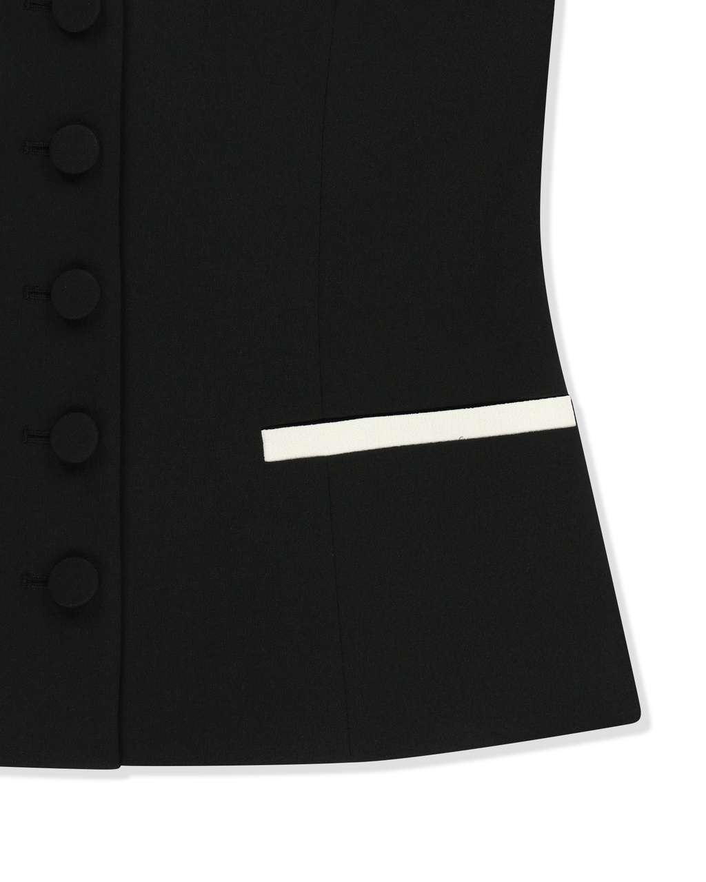 Kimhe Kim - Malevich Sailor Collar Vest (Black/Ivory) product image 11 | TRAB K-Fashion Australia