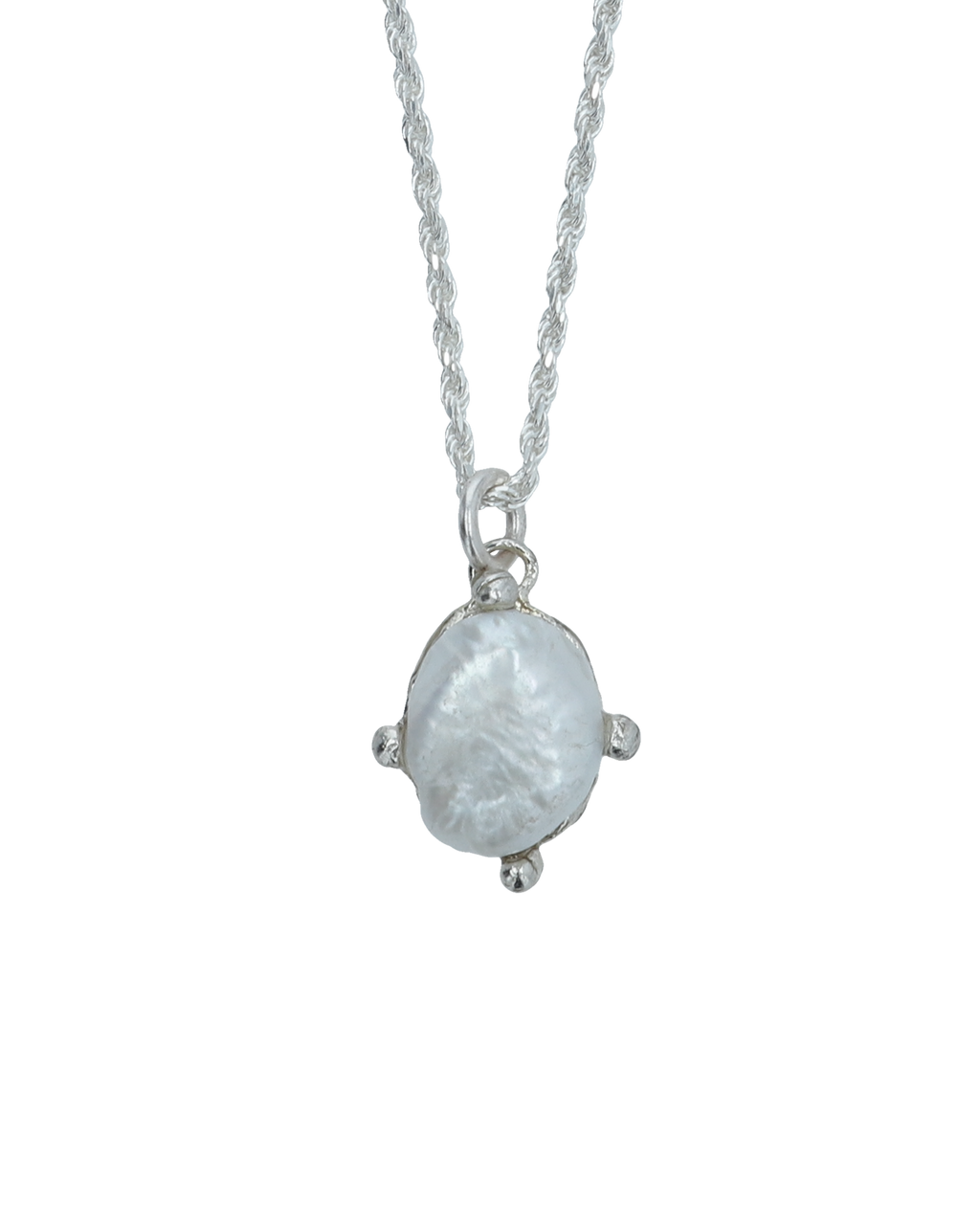 Kimhe Kim - Fresh Water Pearl Necklace (Silver) product image 4 | TRAB K-Fashion Australia