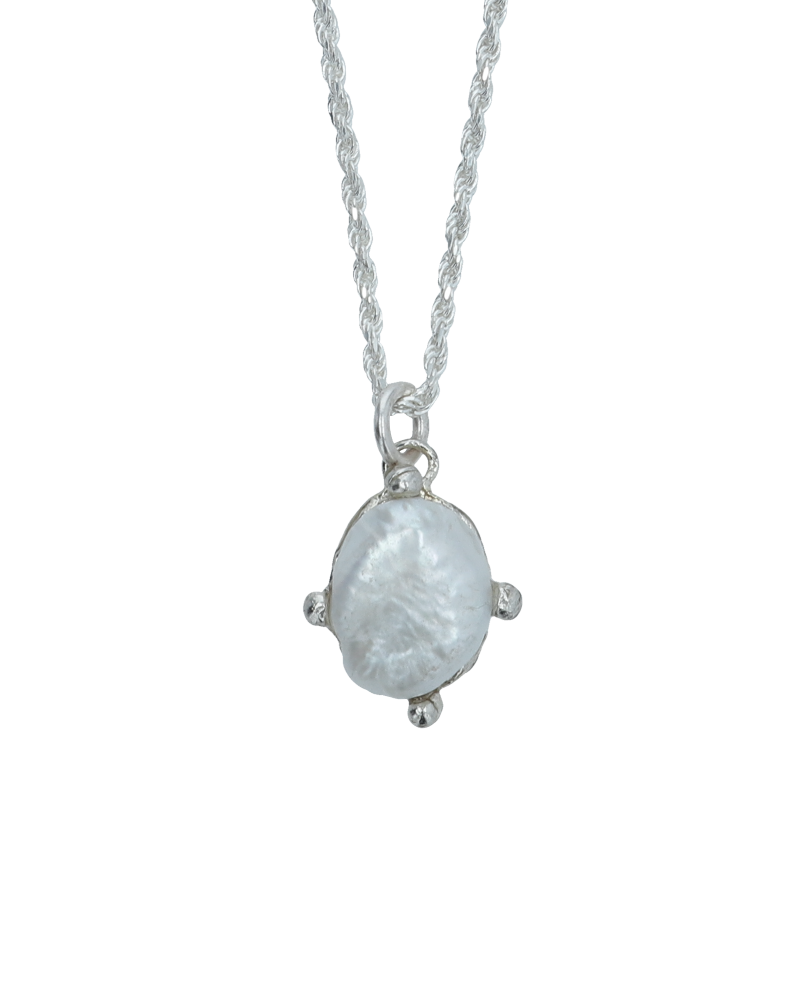 Kimhe Kim - Fresh Water Pearl Necklace (Silver) product image 4 | TRAB K-Fashion Australia