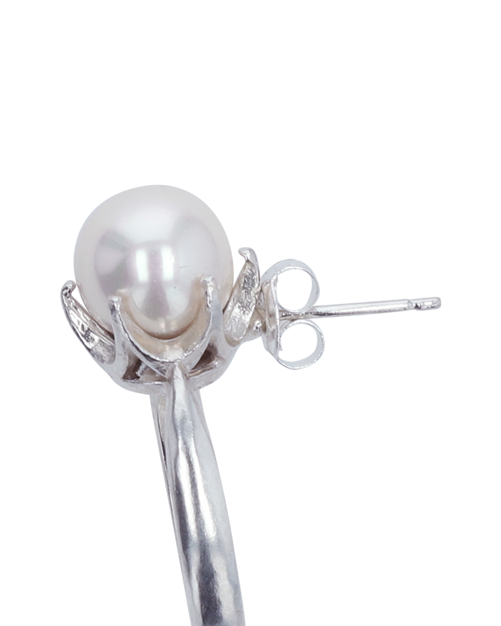 Kimhe Kim - Pearl Ring Earrings (Silver) product image 4 | TRAB K-Fashion Australia