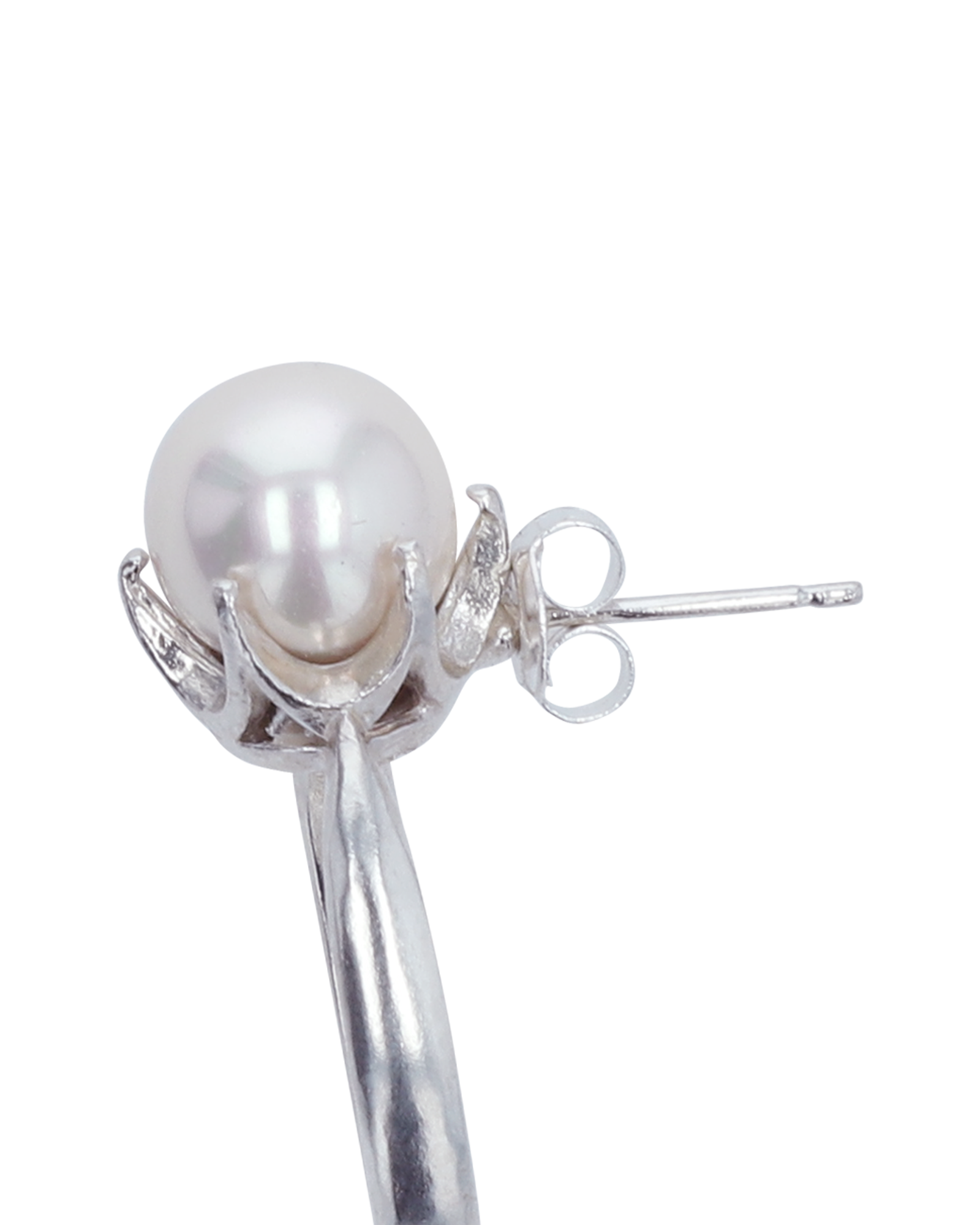 Kimhe Kim - Pearl Ring Earrings (Silver) product image 4 | TRAB K-Fashion Australia