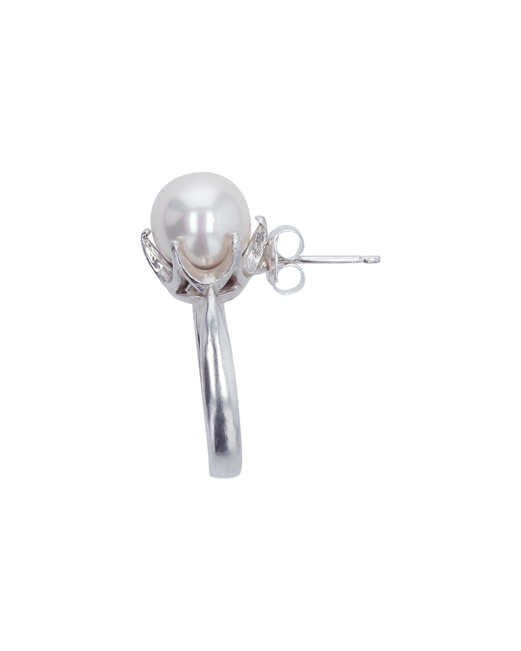 Kimhe Kim - Pearl Ring Earrings (Silver) product image 5 | TRAB K-Fashion Australia