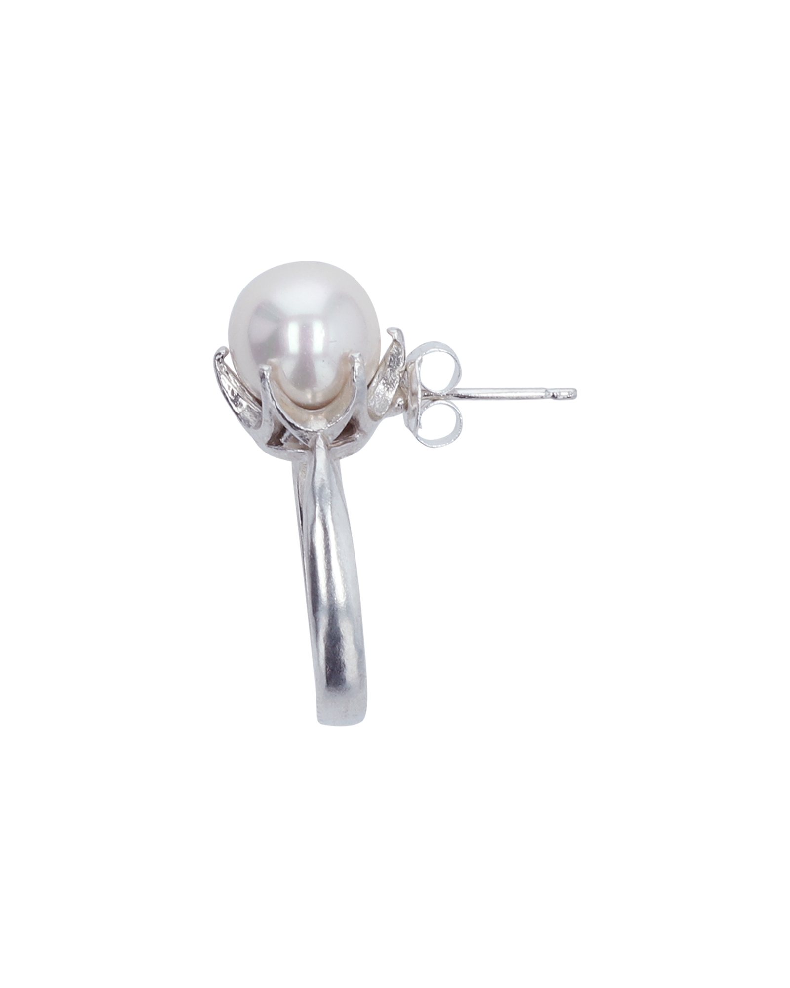 Kimhe Kim - Pearl Ring Earrings (Silver) product image 5 | TRAB K-Fashion Australia