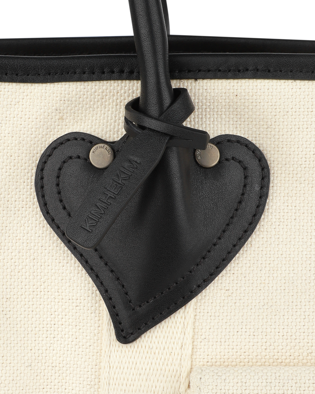 Kimhe Kim - L'amour Canvas Tote Bag (Ivory) product image 6 | TRAB K-Fashion Australia
