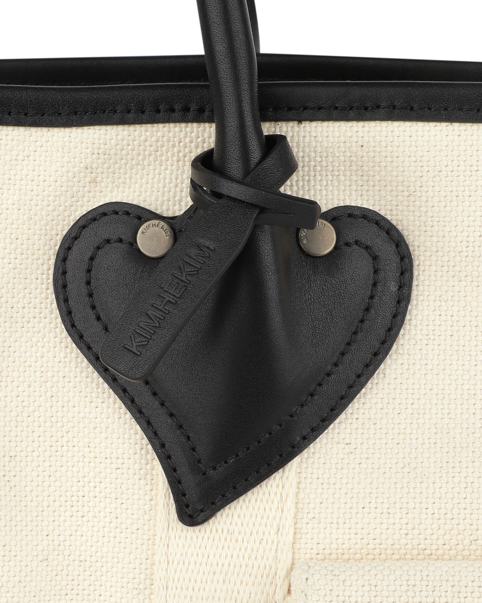 Kimhe Kim - L'amour Canvas Tote Bag (Ivory) product image 6 | TRAB K-Fashion Australia