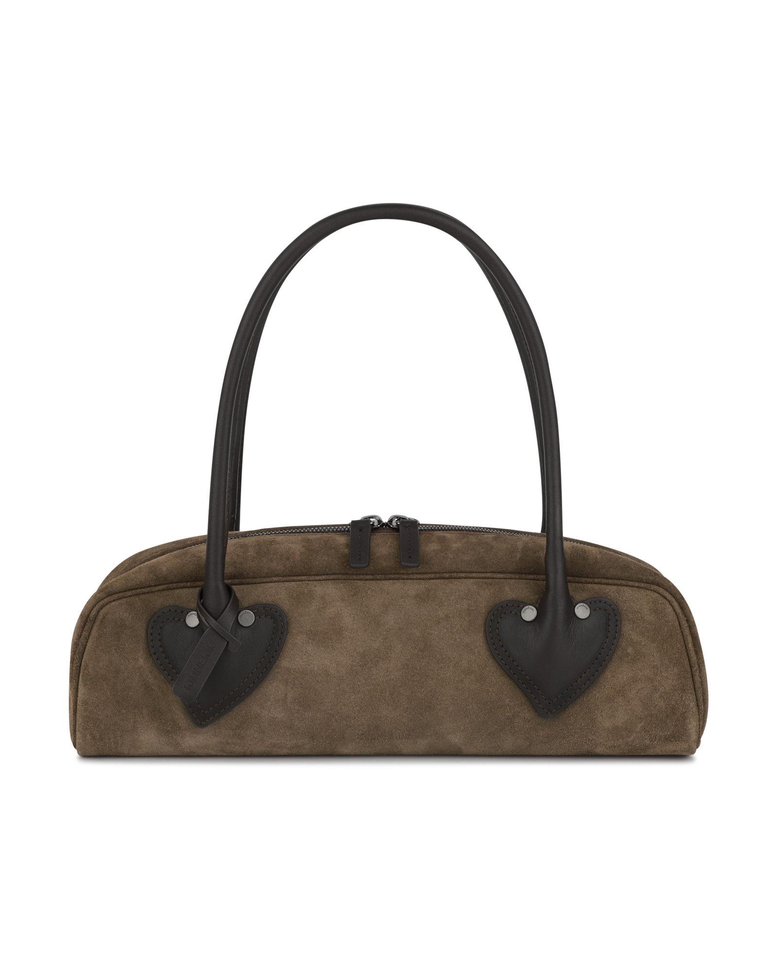 Kimhe Kim - L'amour Suede Flute Bag (Brown) product image 1 | TRAB K-Fashion Australia