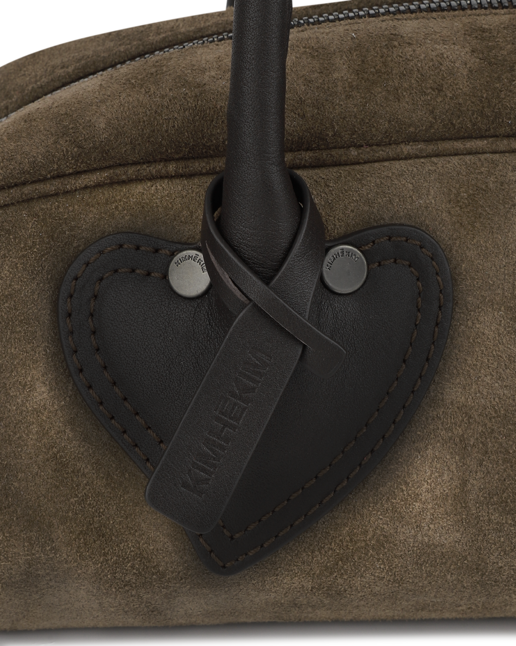 Kimhe Kim - L'amour Suede Flute Bag (Brown) product image 5 | TRAB K-Fashion Australia
