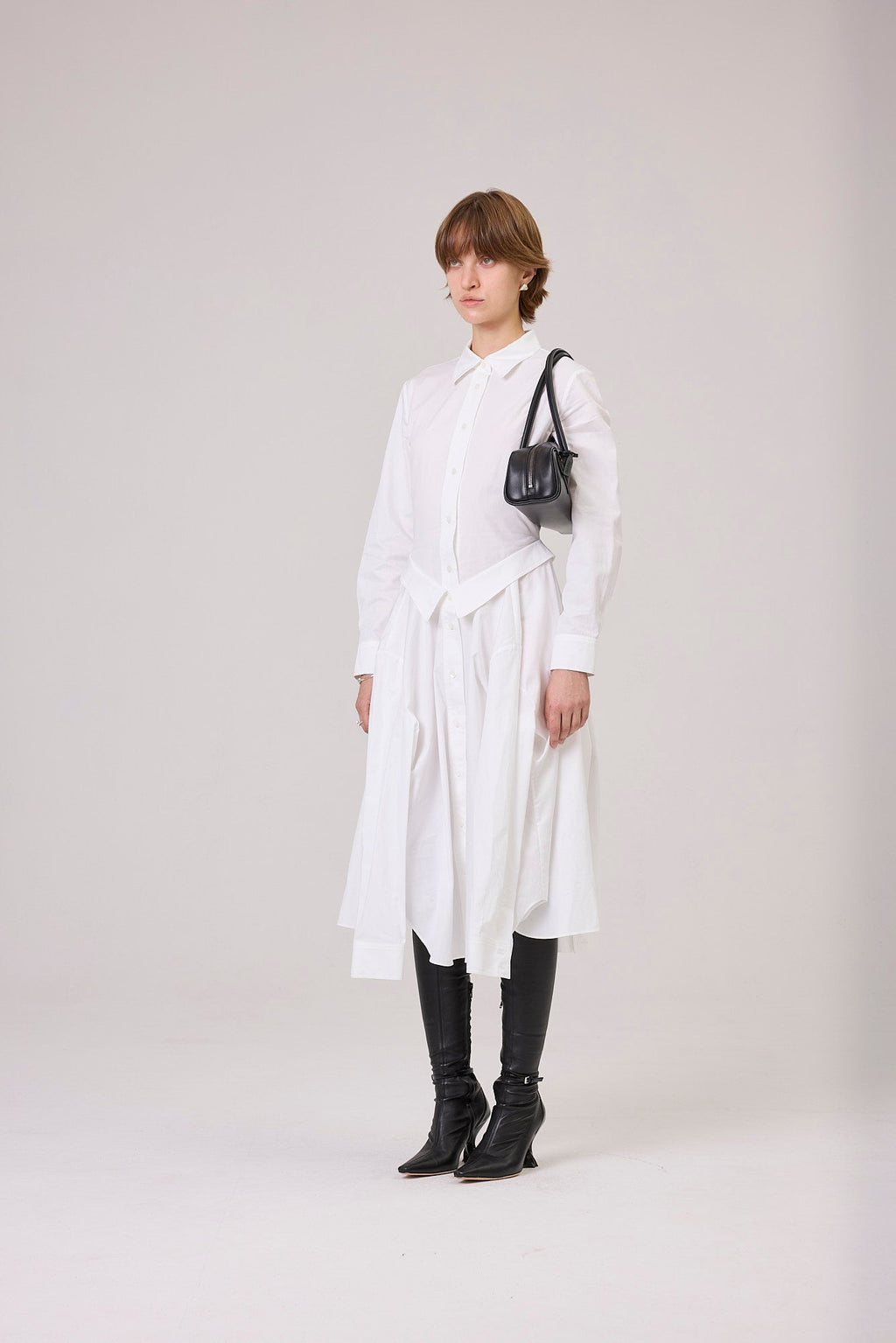 Kimhe Kim - Three Shirts Dress (White) product image 2 | TRAB K-Fashion Australia