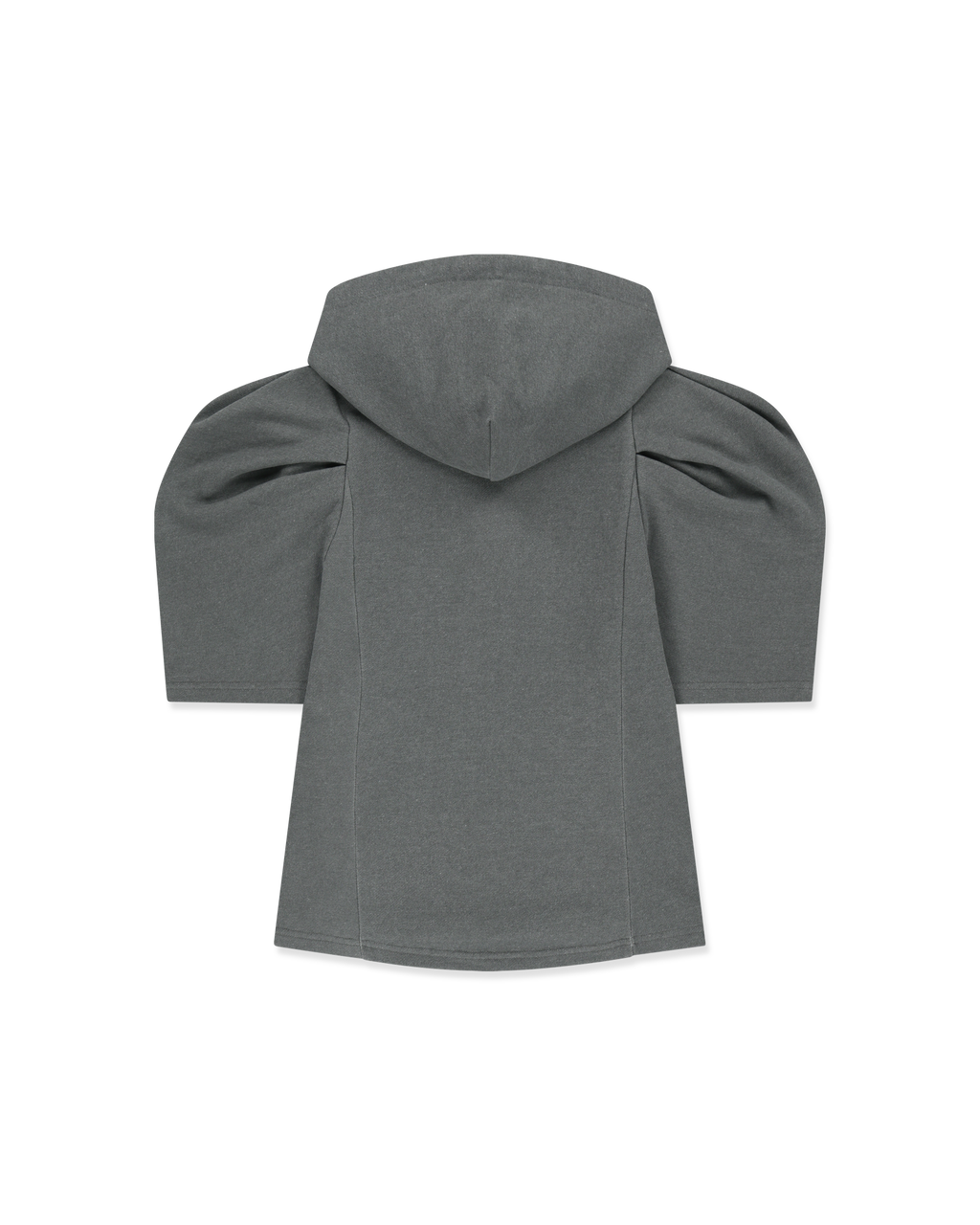 Kimhe Kim - Balloon Sleeve Zip-Up Hoodie (Cool Grey) product image 2 | TRAB K-Fashion Australia
