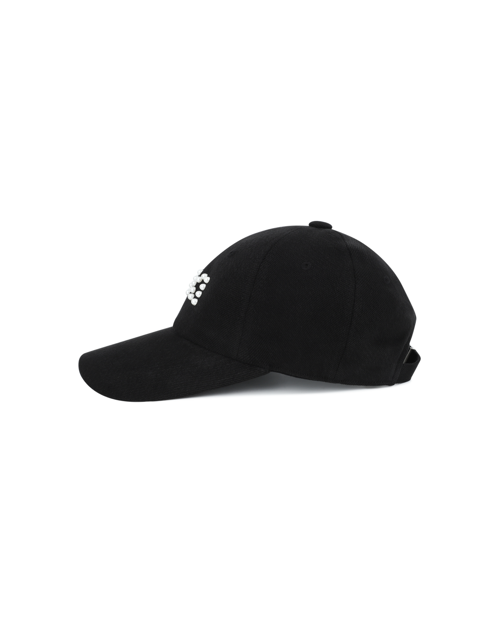 Kimhe Kim - Kiki Pearl Embellished Ball Cap (Black) product image 6 | TRAB K-Fashion Australia