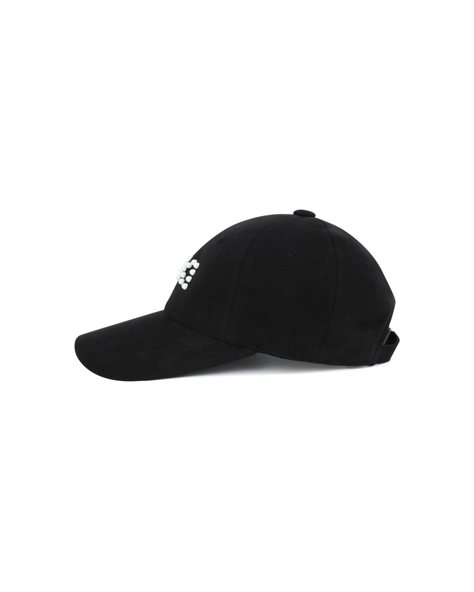Kimhe Kim - Kiki Pearl Embellished Ball Cap (Black) product image 6 | TRAB K-Fashion Australia