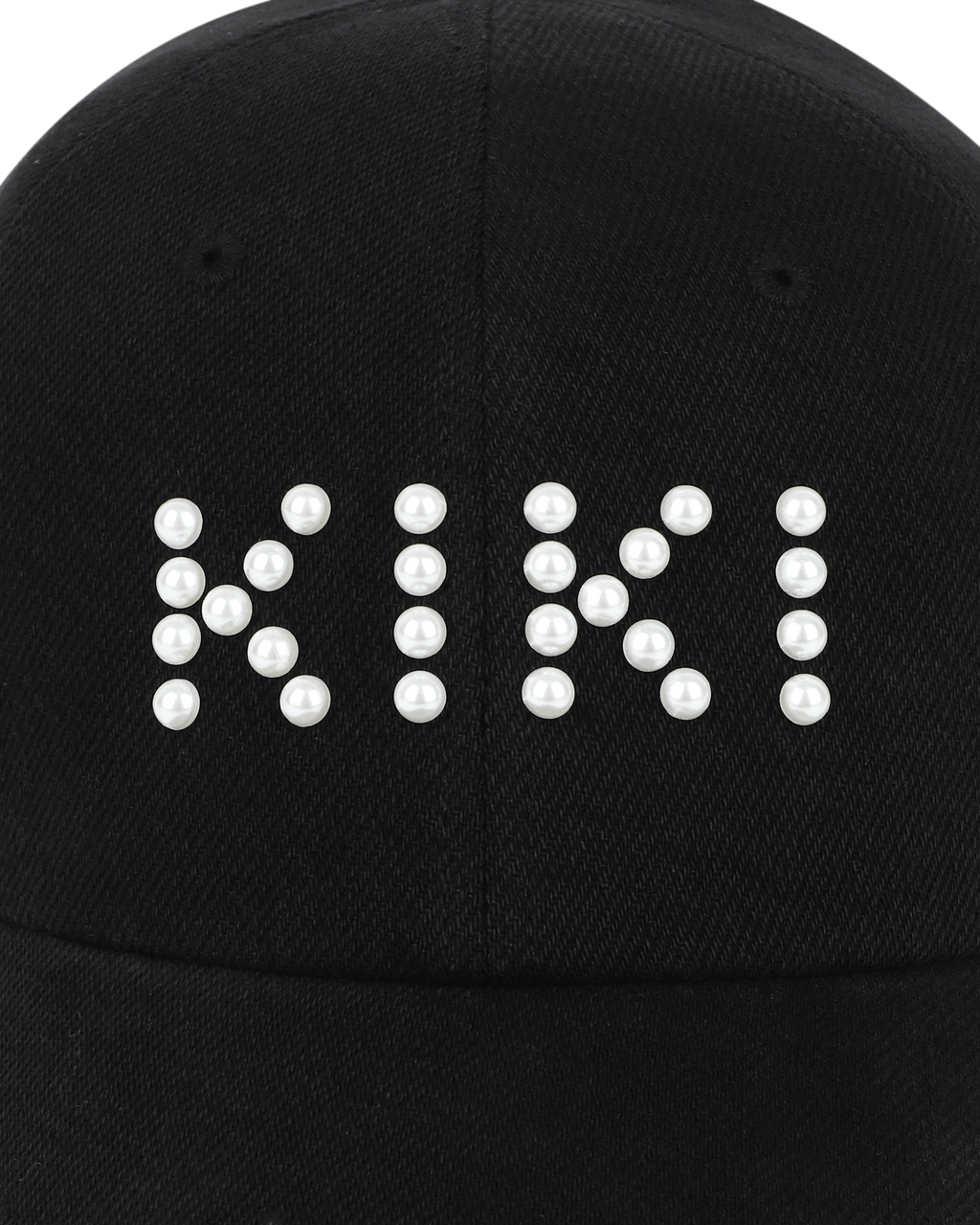 Kimhe Kim - Kiki Pearl Embellished Ball Cap (Black) product image 8 | TRAB K-Fashion Australia