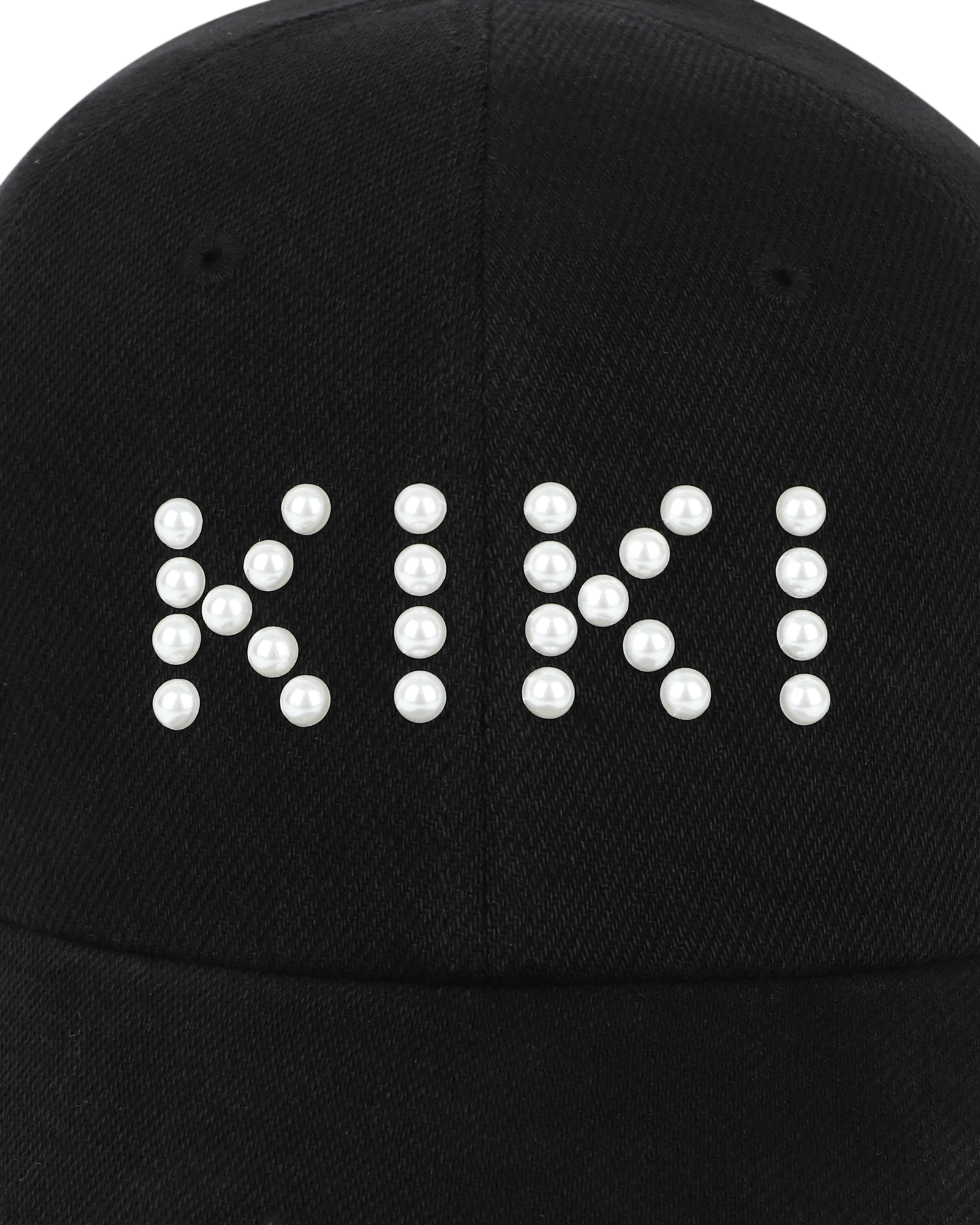 Kimhe Kim - Kiki Pearl Embellished Ball Cap (Black) product image 8 | TRAB K-Fashion Australia