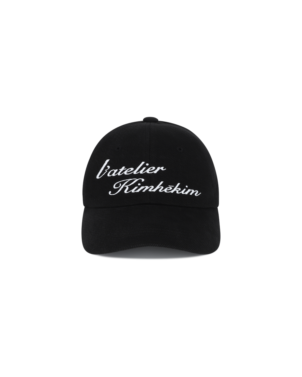 Kimhe Kim - Washed Atelier Embroidered Denim Ball Cap (Black) product image 5 | TRAB K-Fashion Australia