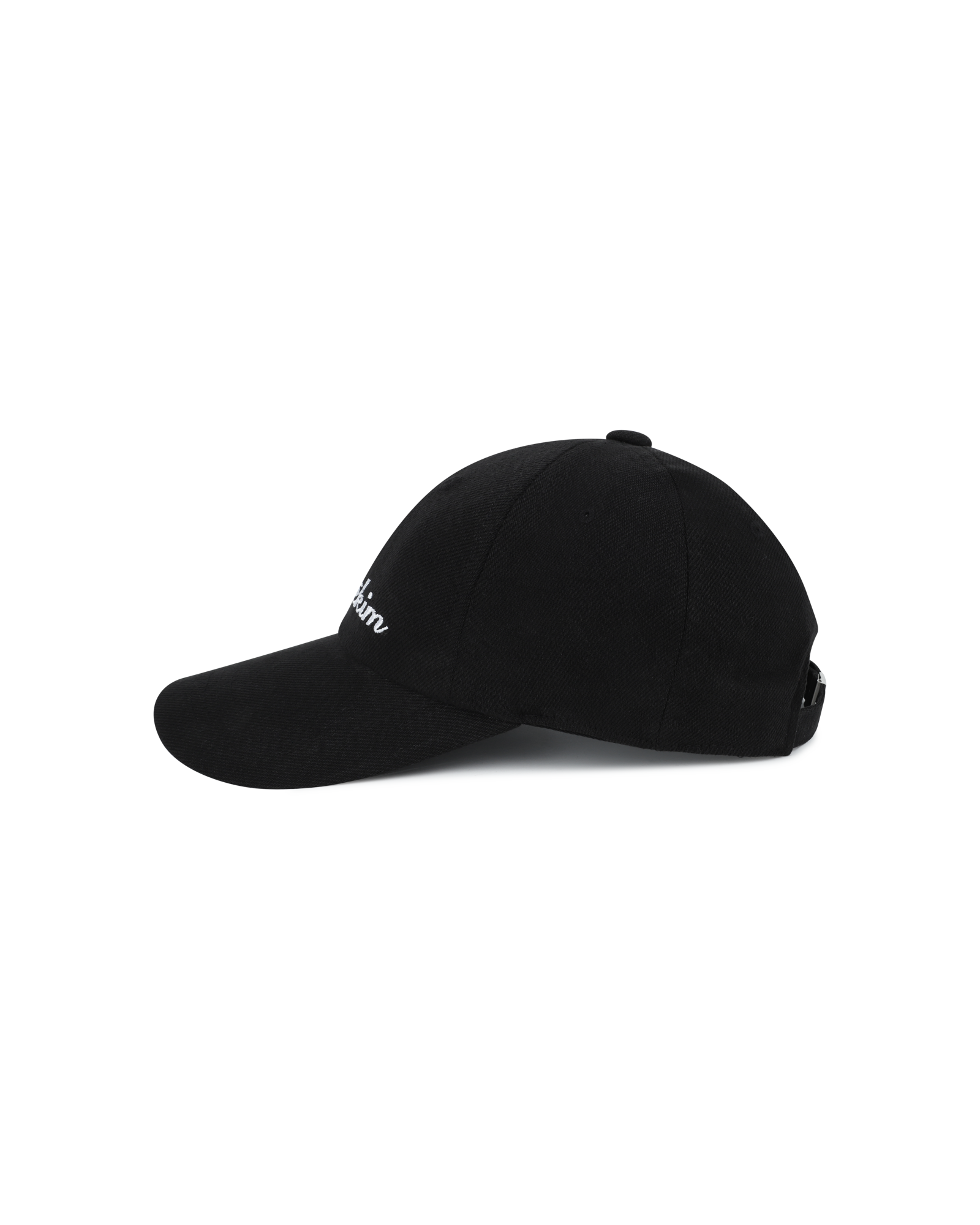 Kimhe Kim - Washed Atelier Embroidered Denim Ball Cap (Black) product image 6 | TRAB K-Fashion Australia