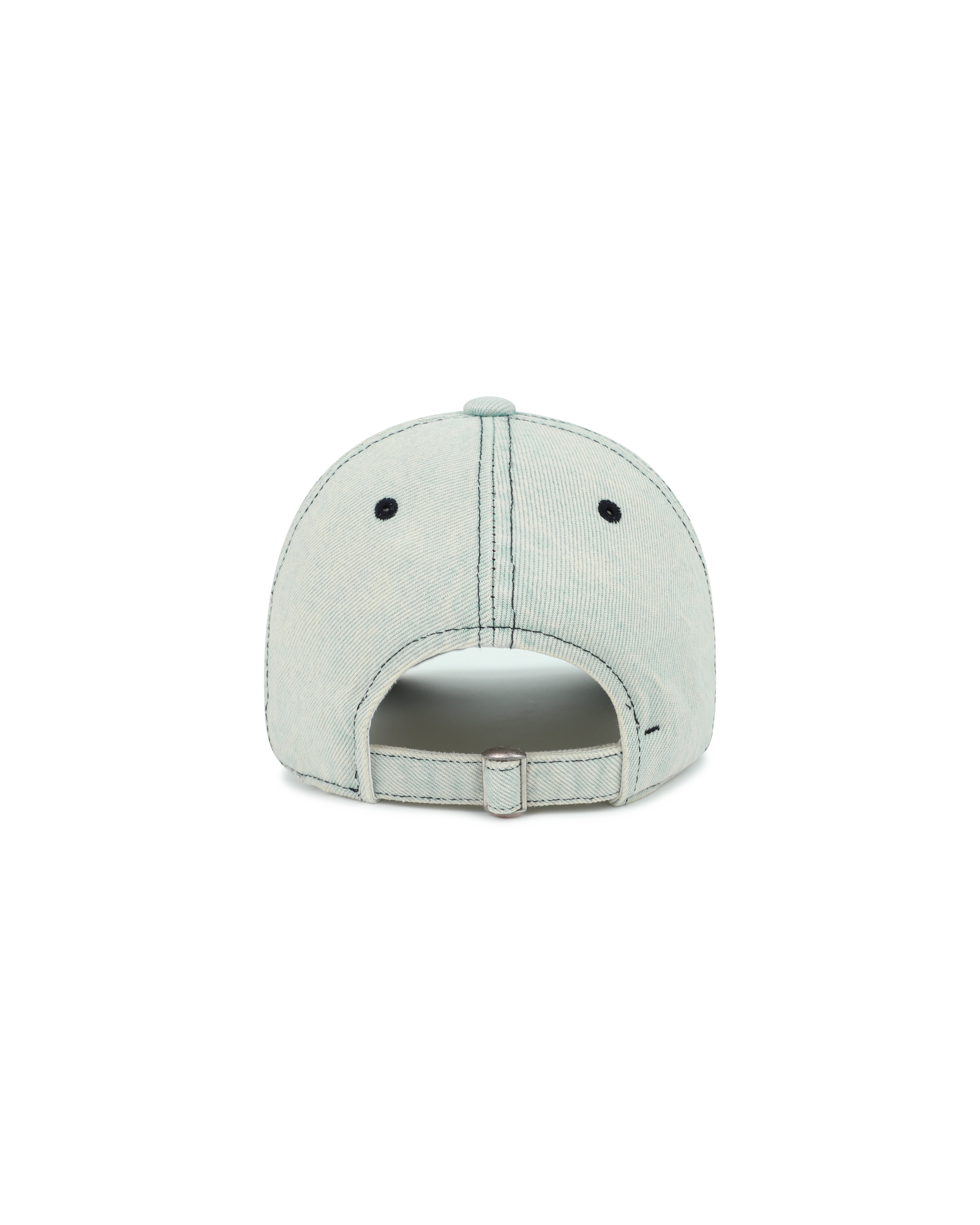 Kimhe Kim - Washed Atelier Embroidered Denim Ball Cap (Sky Blue) product image 4 | TRAB K-Fashion Australia