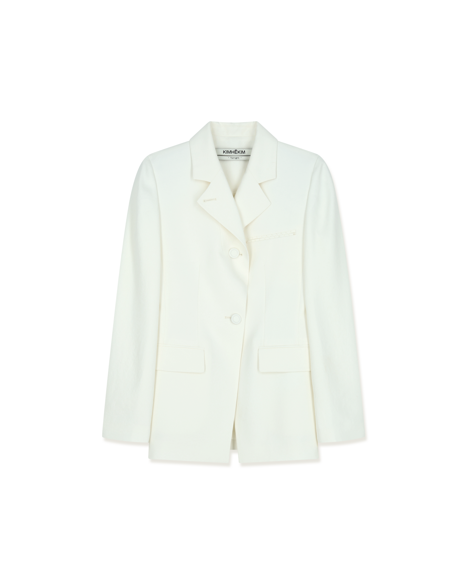 Kimhe Kim - Three Button Chloe Jacket (Ivory) product image 9 | TRAB K-Fashion Australia