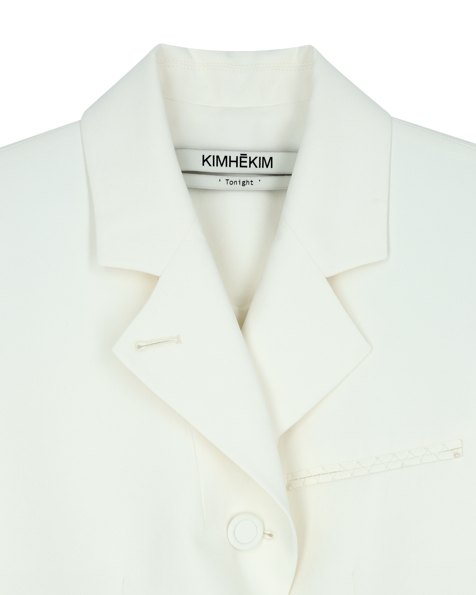 Kimhe Kim - Three Button Chloe Jacket (Ivory) product image 11 | TRAB K-Fashion Australia